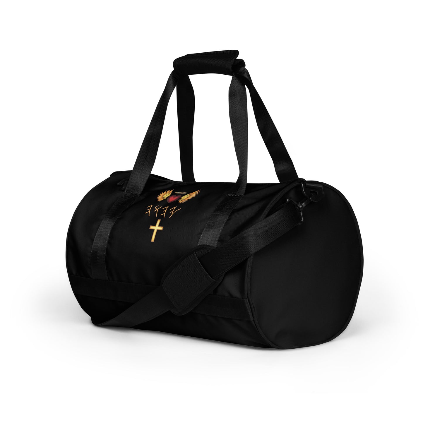 YAHUAH’s Temple All-over print gym bag