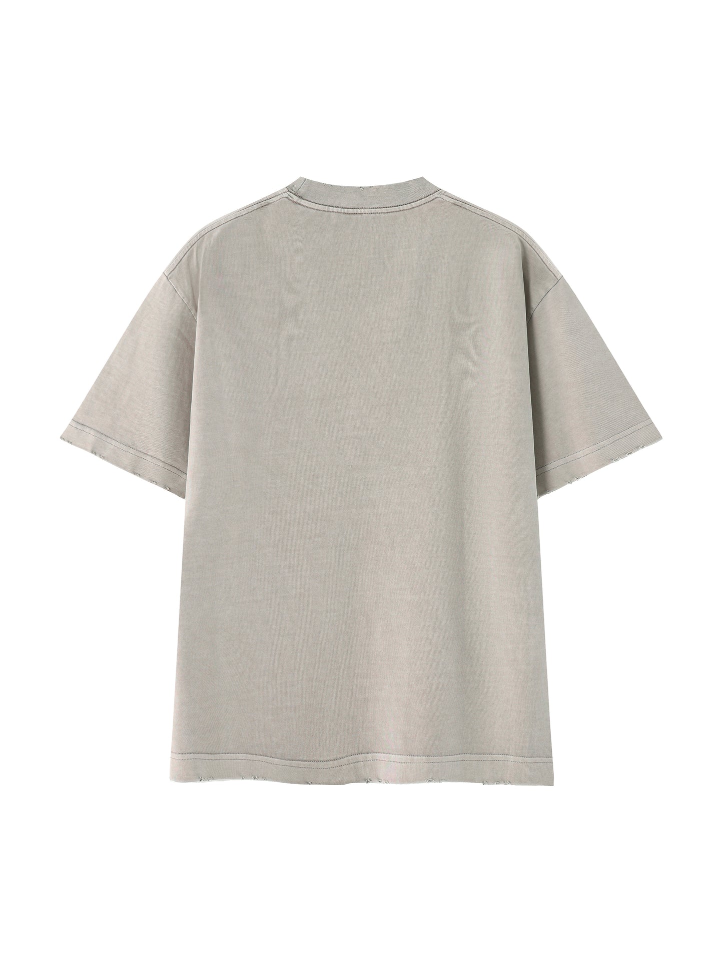 Heavyweight Vintage Washed Frayed T-Shirt