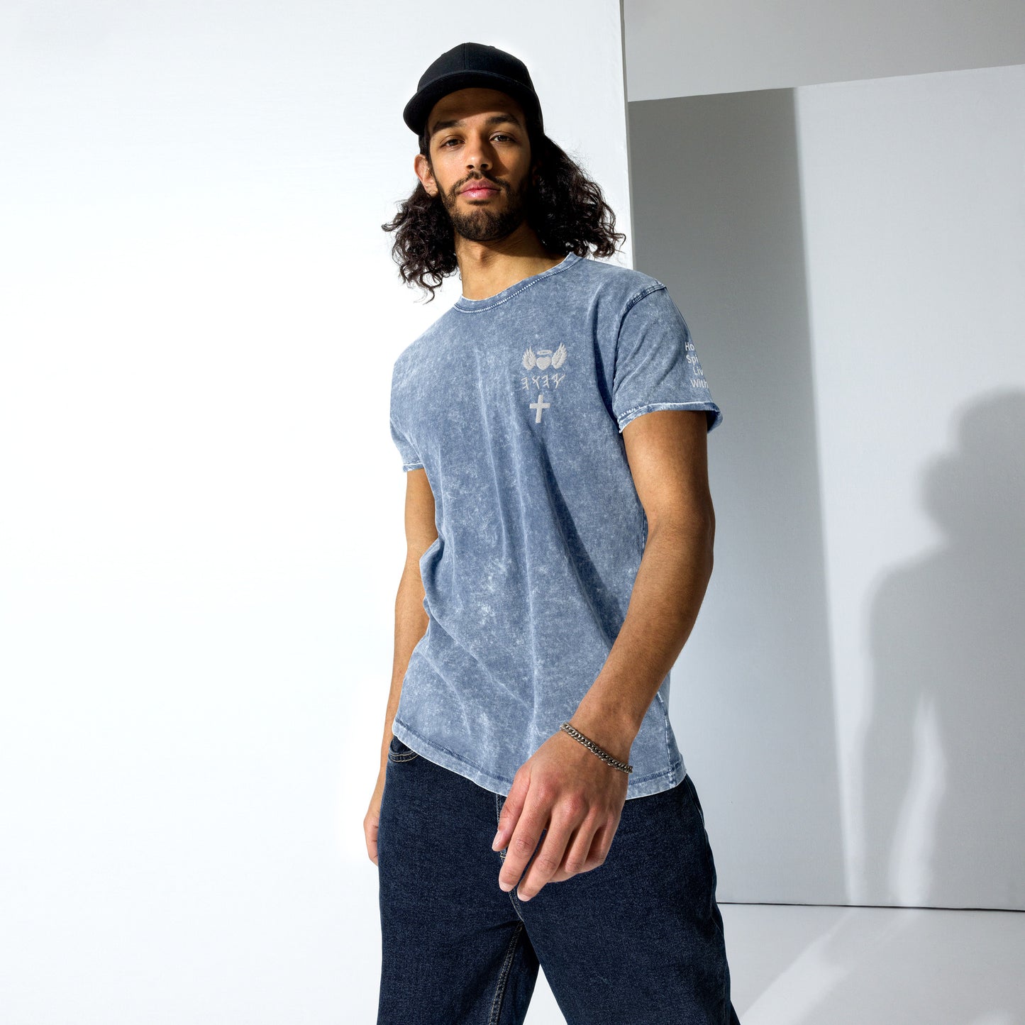 YAHUAH’s Temple S Denim T-Shirt