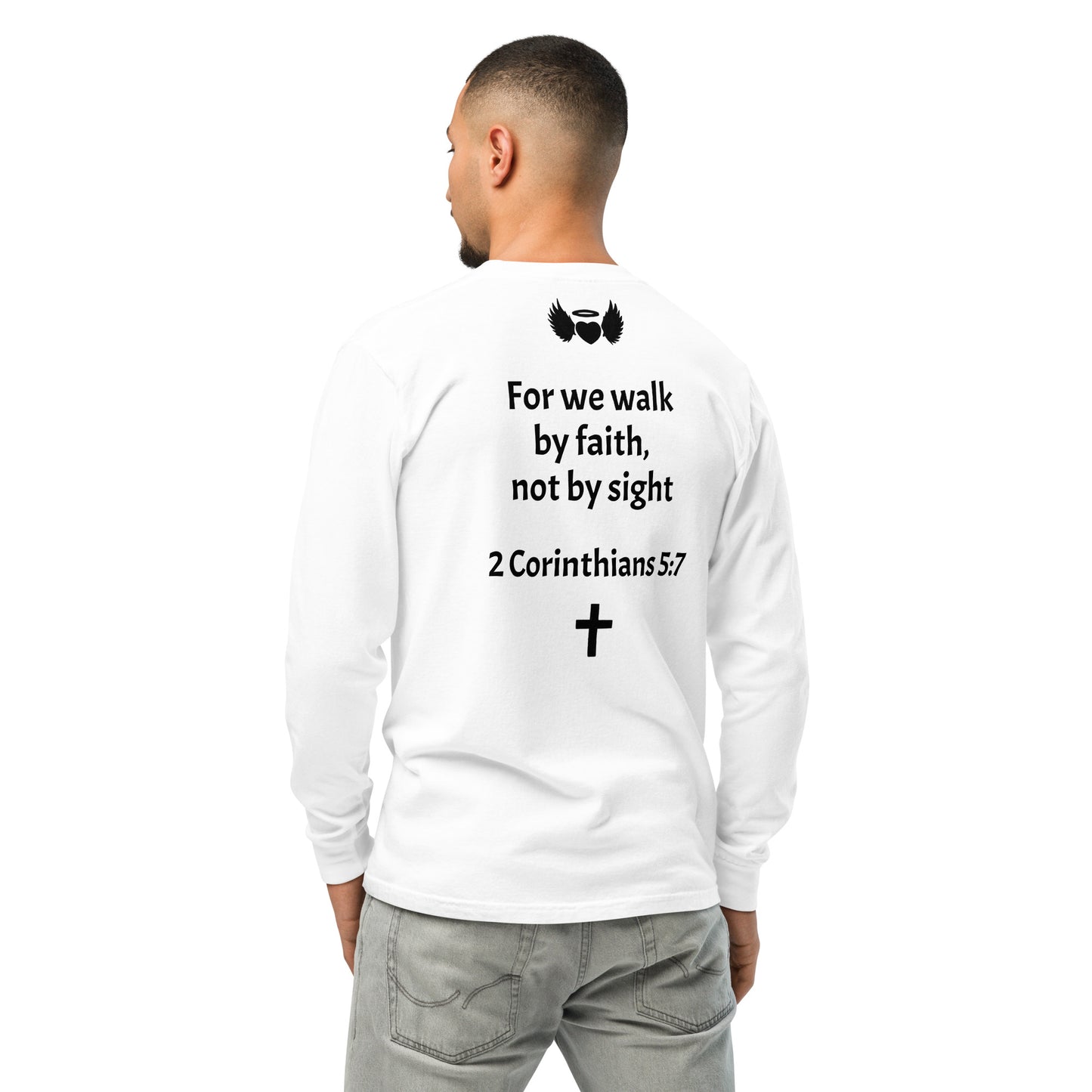 YAHUAH’s Temple S Garment-dyed heavyweight long-sleeve shirt