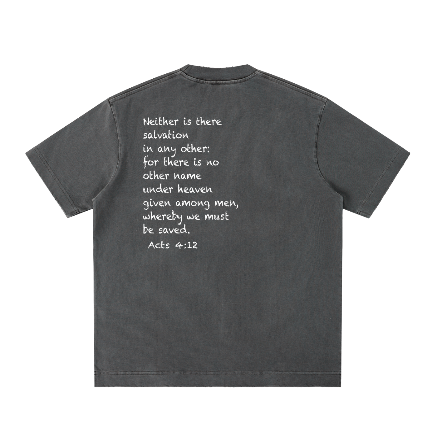 Heavyweight Vintage Washed Frayed T-Shirt