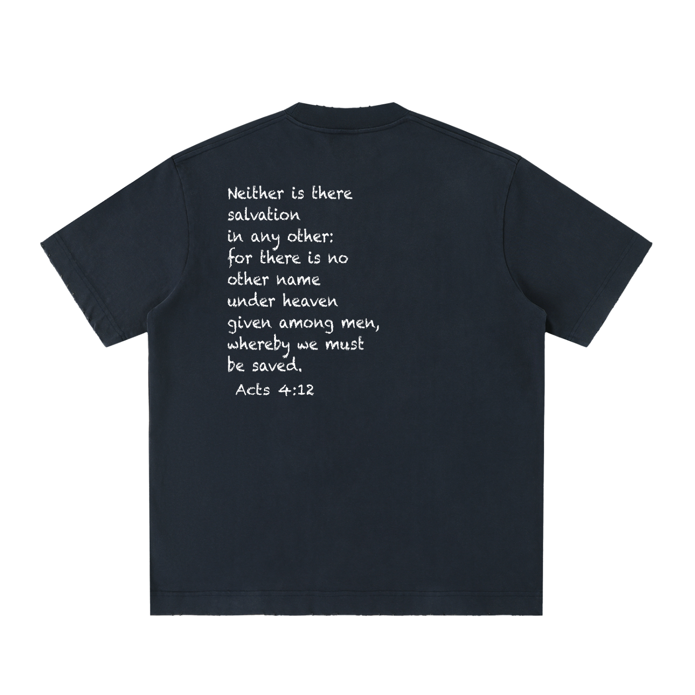 Heavyweight Vintage Washed Frayed T-Shirt