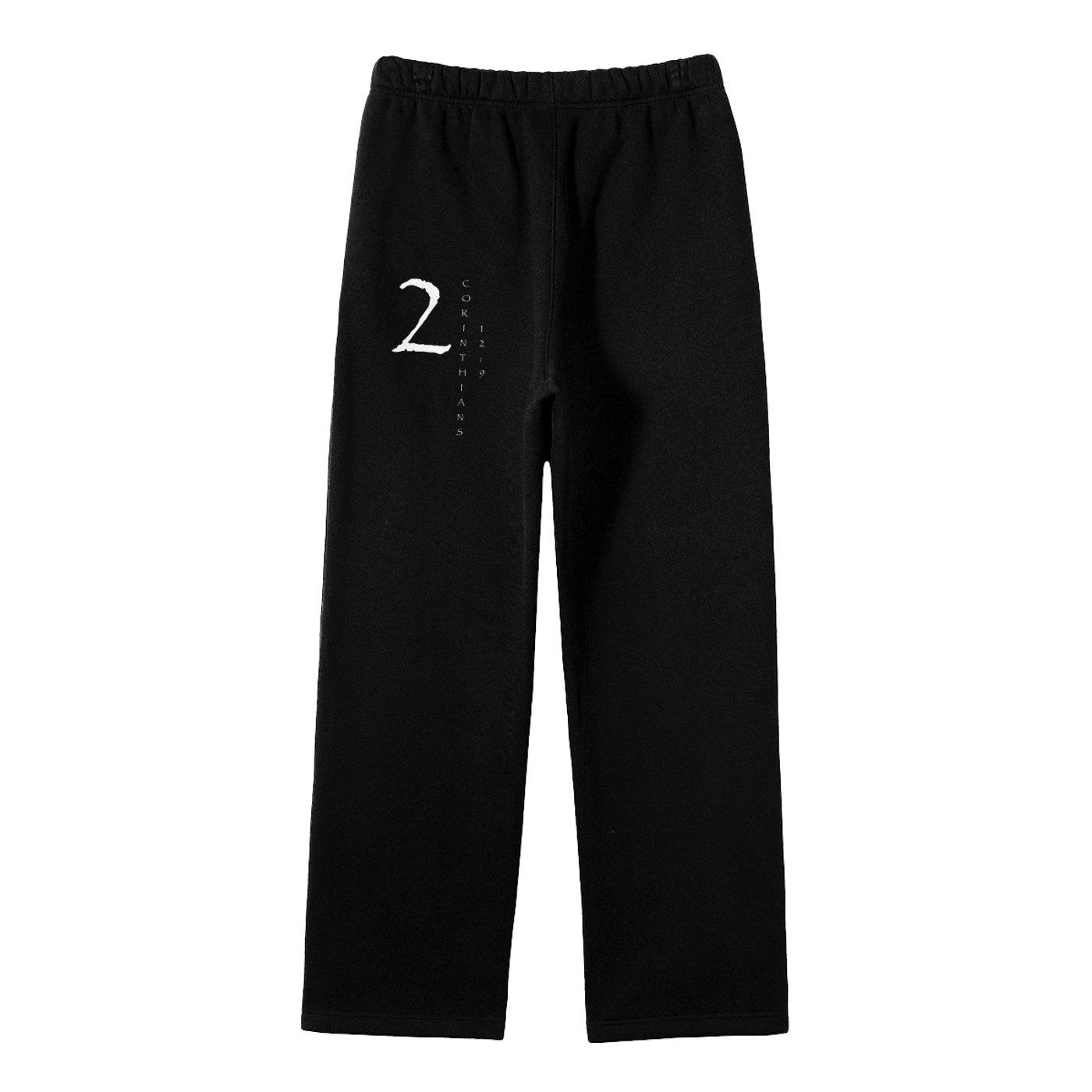 Streetwear Unisex Solid Color Fleece Straight Leg Pants