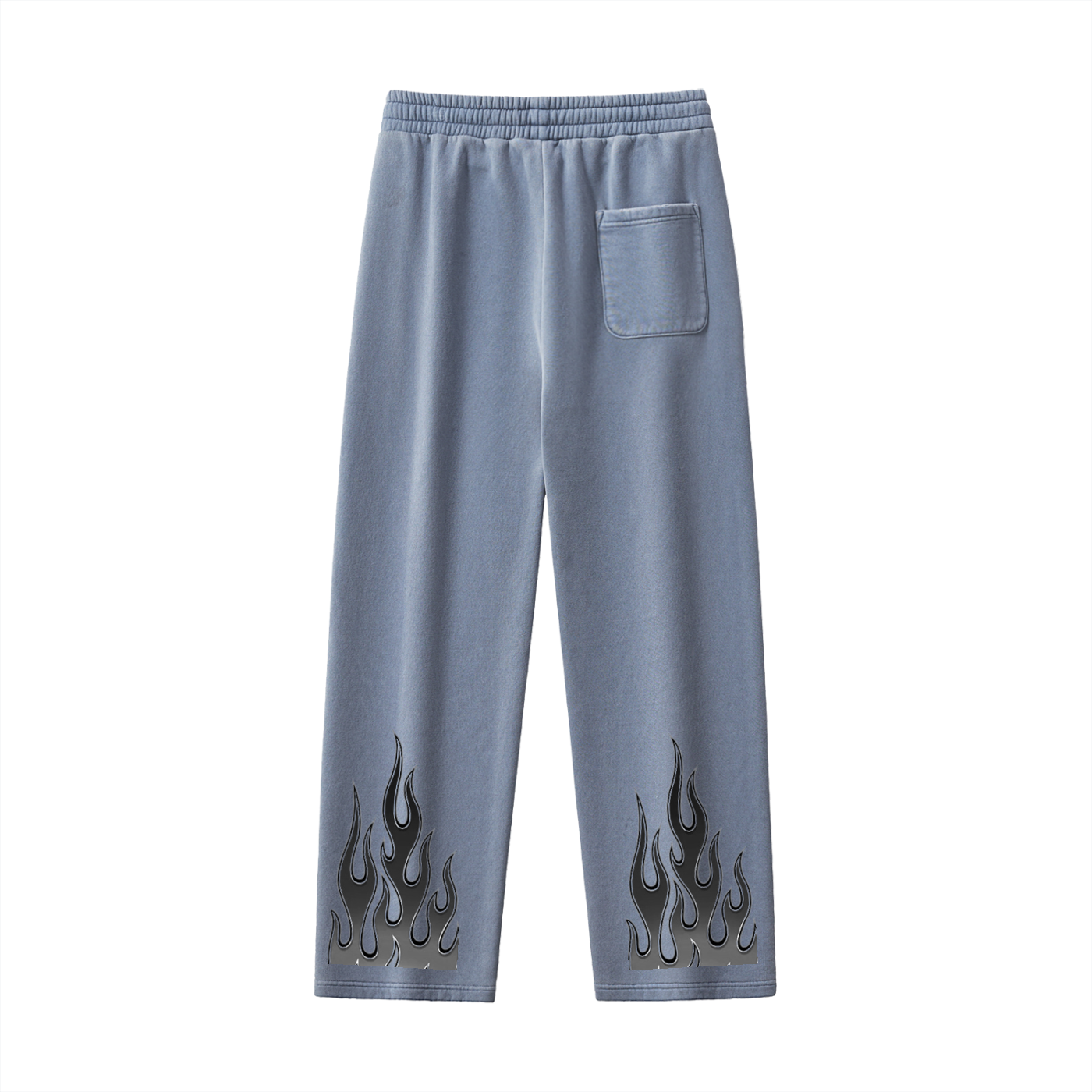 Frayed Enzyme Washed Fleece Sweatpants