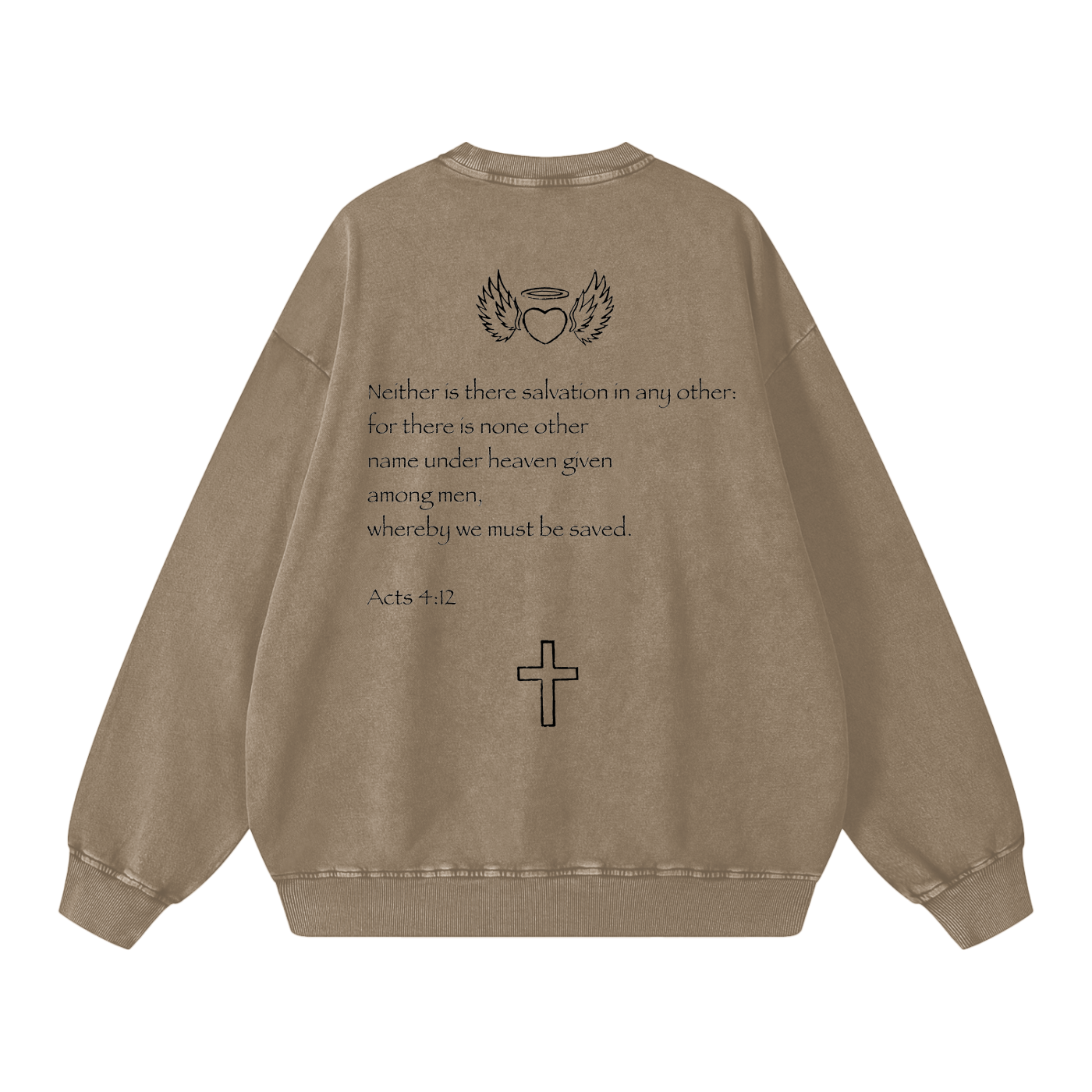 Acid Wash Oversize Sweatshirt - 360 GSM
