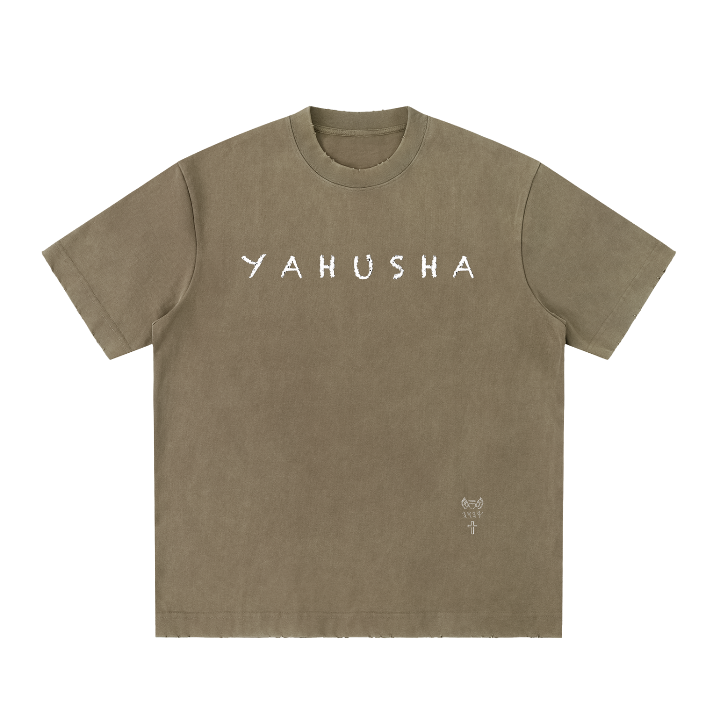 Heavyweight Vintage Washed Frayed T-Shirt
