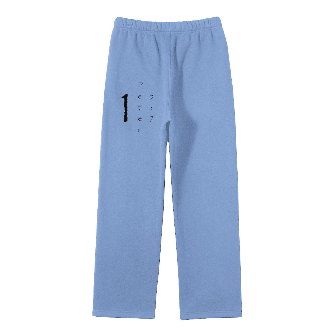 Streetwear Unisex Solid Color Fleece Straight Leg Pants