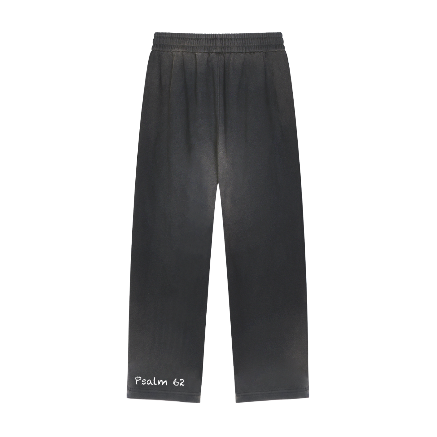 Sun Fade Raw Edge Straight-Leg Sweatpants