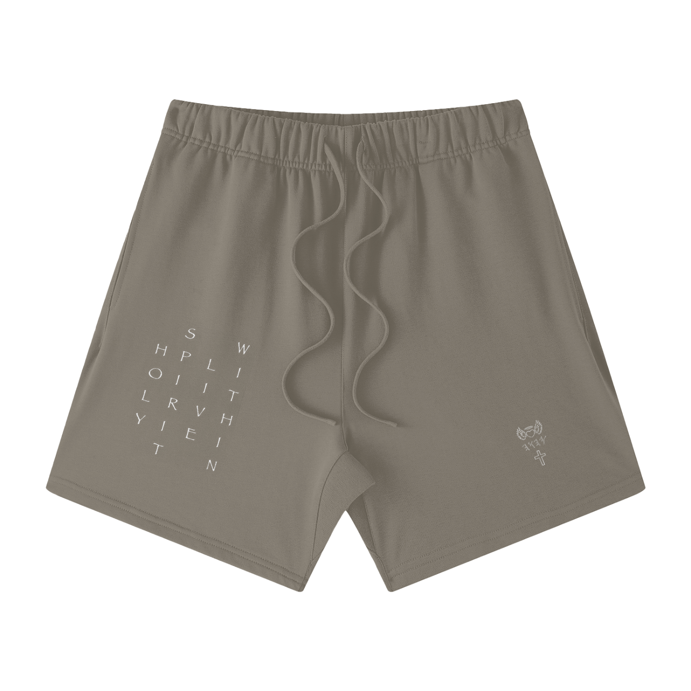 Streetwear Unisex Heavyweight Earth Tone Loose Fit FOG 100% Cotton Shorts