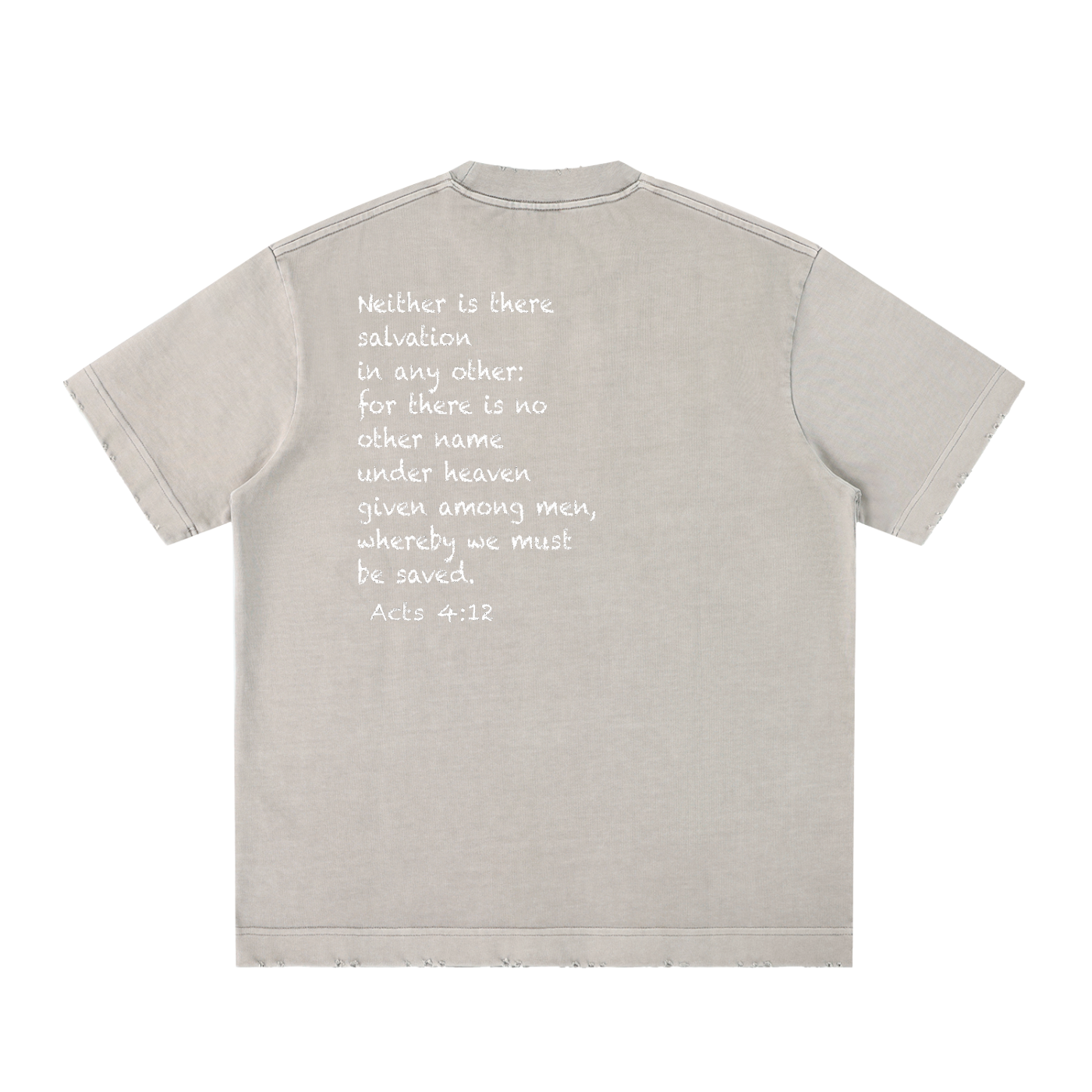 Heavyweight Vintage Washed Frayed T-Shirt