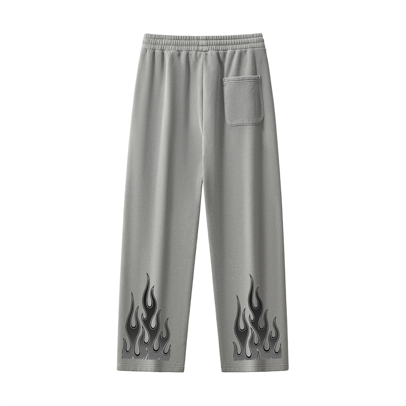 Frayed Enzyme Washed Fleece Sweatpants