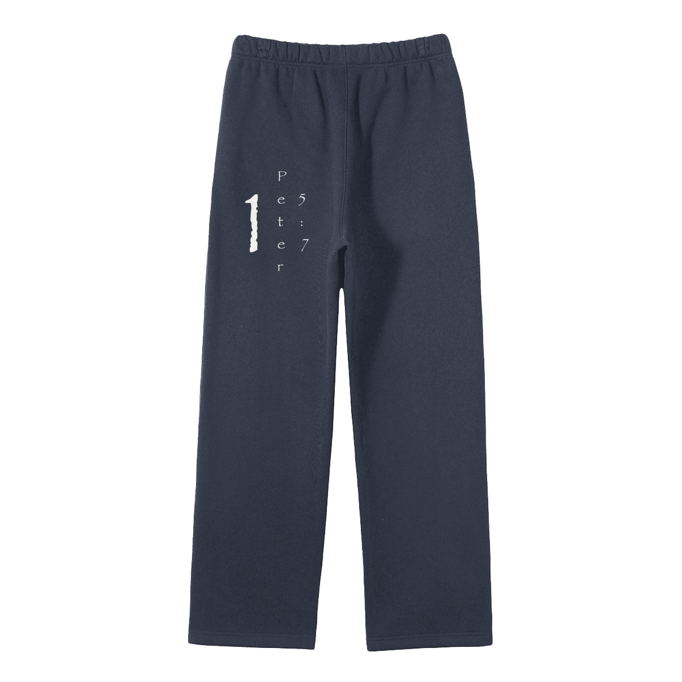 Streetwear Unisex Solid Color Fleece Straight Leg Pants