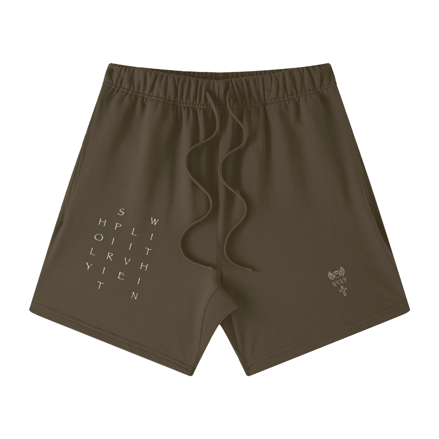 Streetwear Unisex Heavyweight Earth Tone Loose Fit FOG 100% Cotton Shorts
