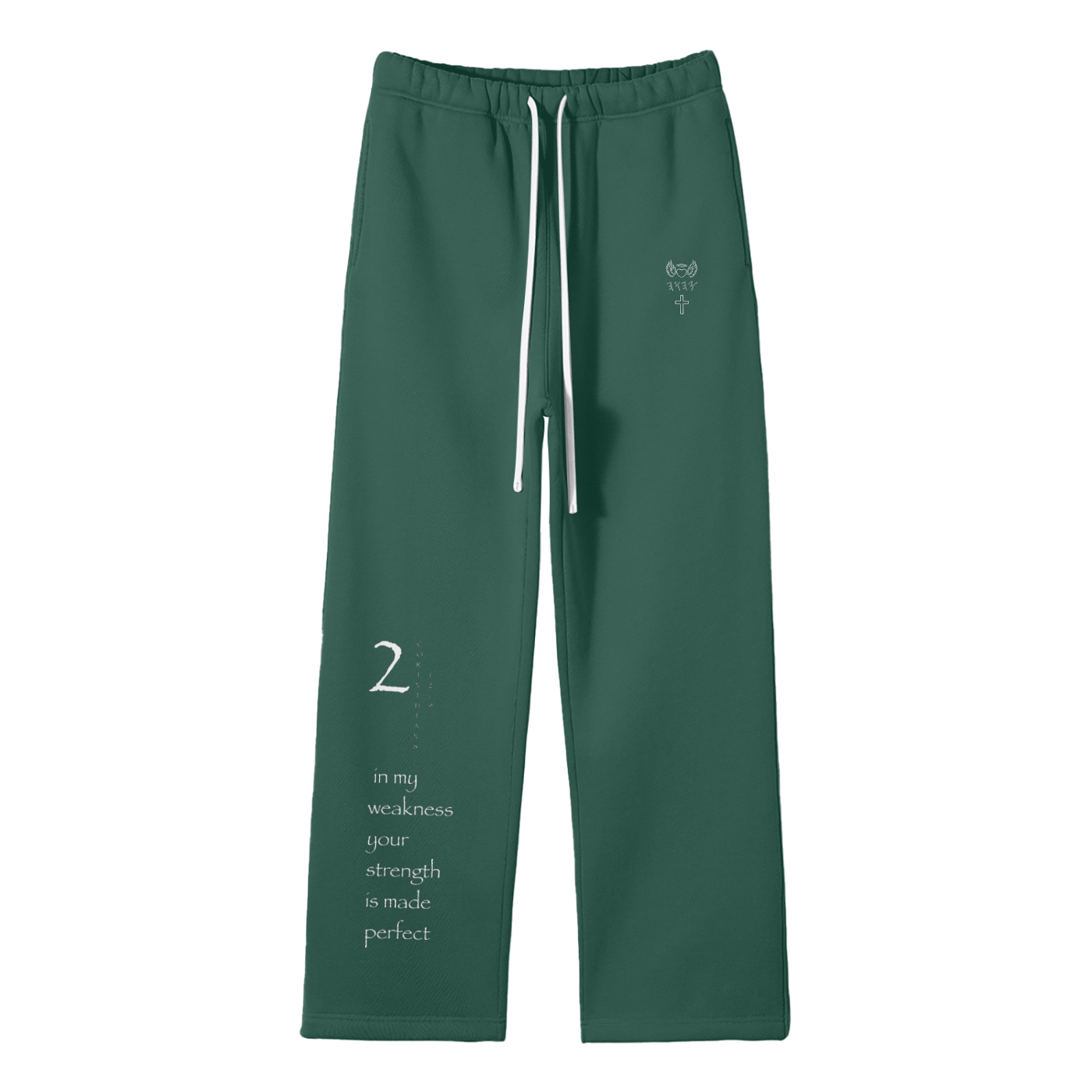 Streetwear Unisex Solid Color Fleece Straight Leg Pants