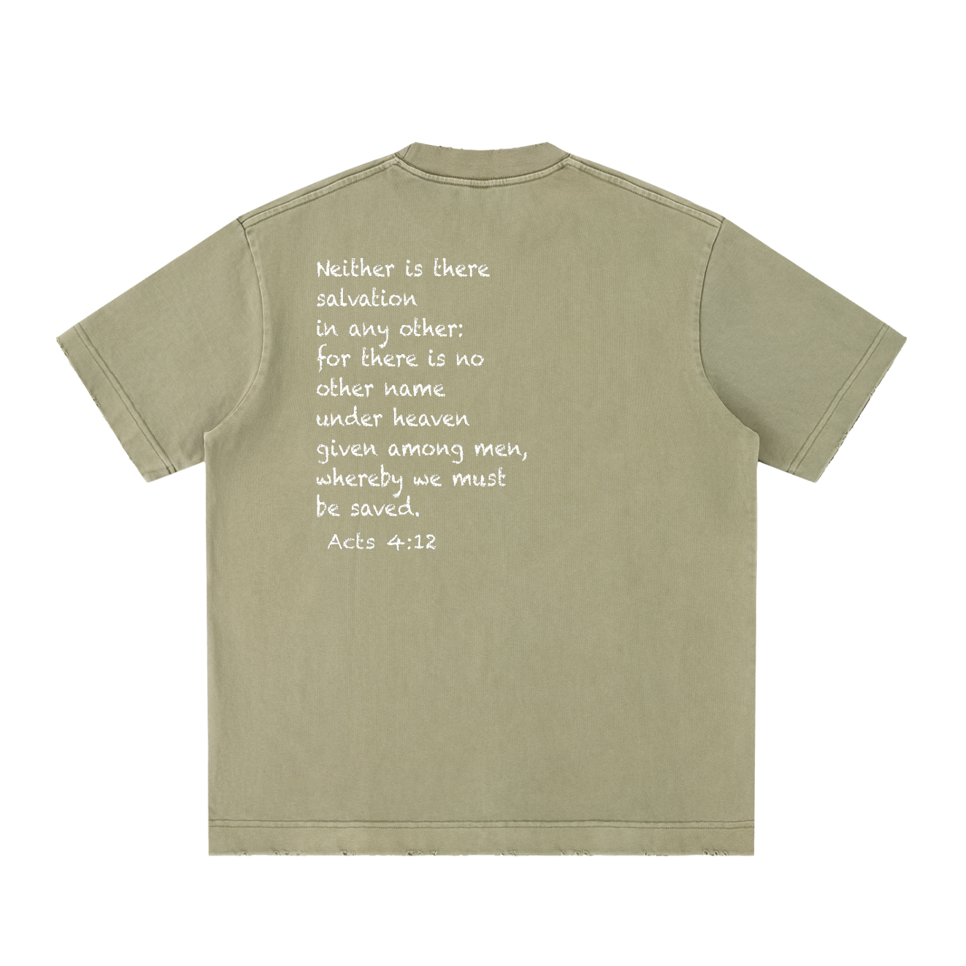 Heavyweight Vintage Washed Frayed T-Shirt