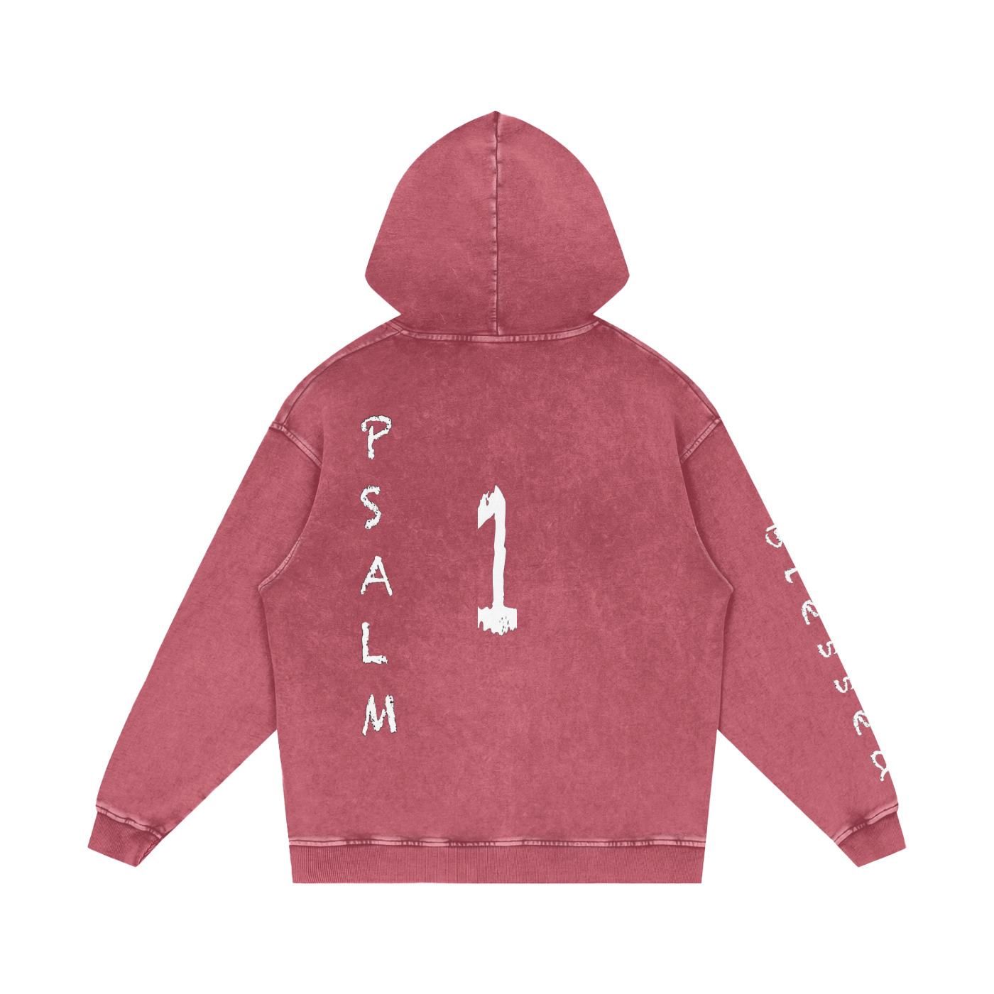 Snow Washed Loose Cotton Hoodie