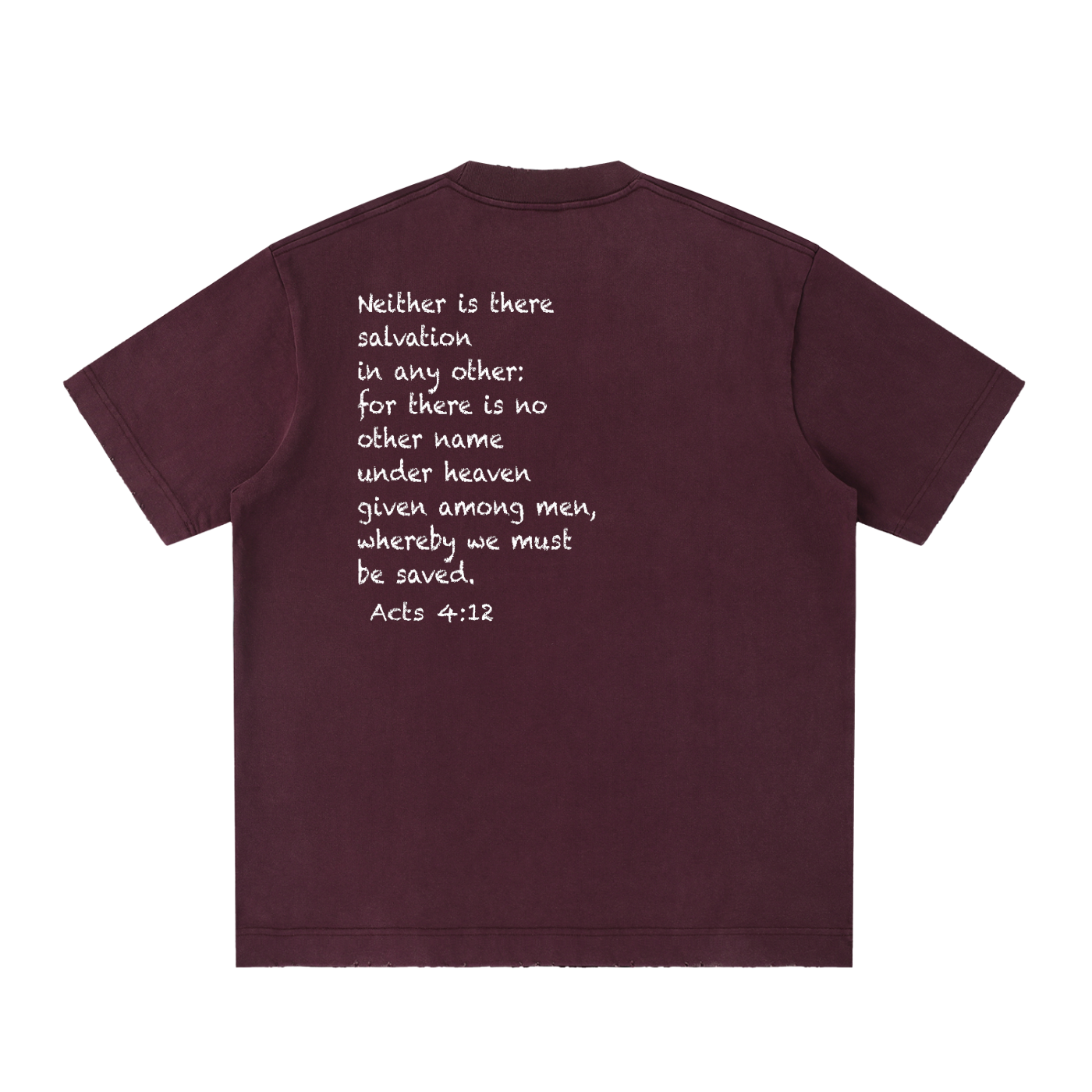 Heavyweight Vintage Washed Frayed T-Shirt