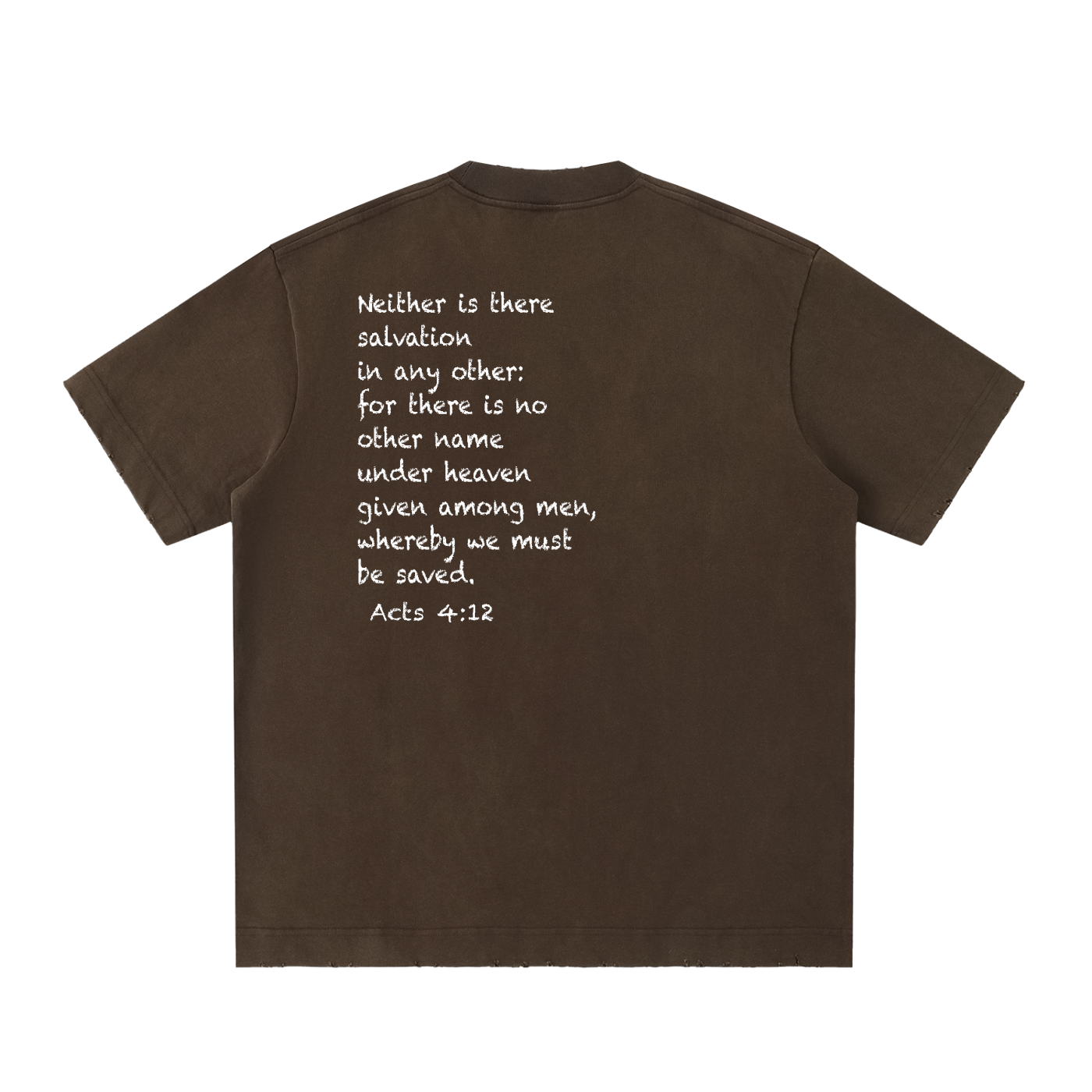 Heavyweight Vintage Washed Frayed T-Shirt