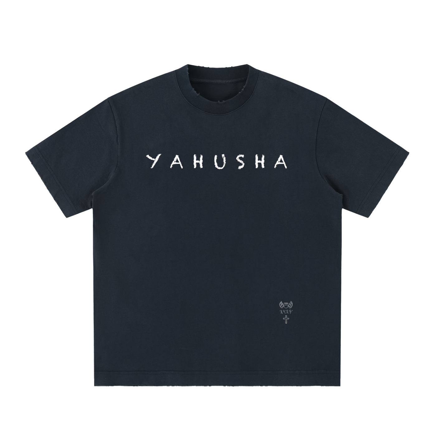 Heavyweight Vintage Washed Frayed T-Shirt