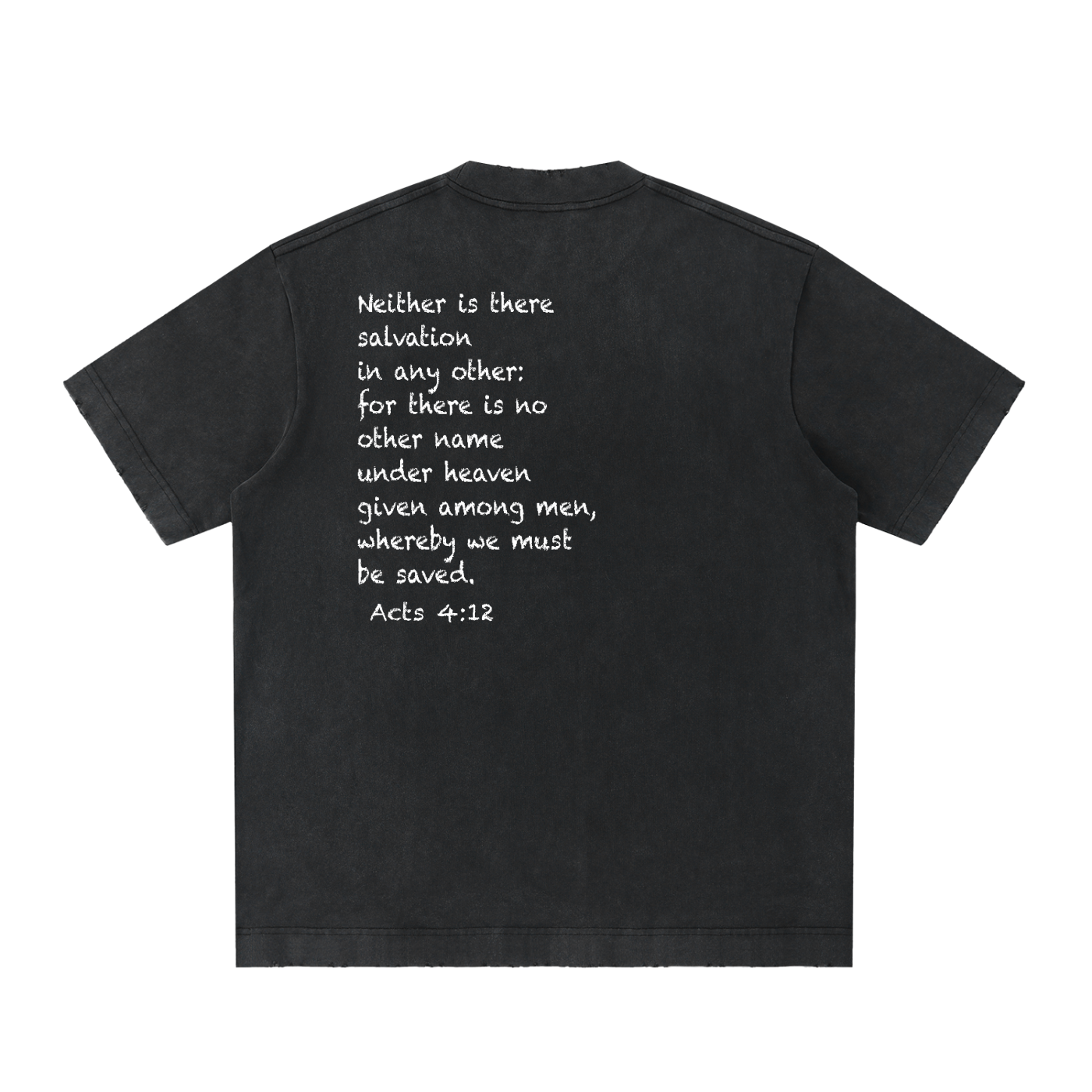 Heavyweight Vintage Washed Frayed T-Shirt