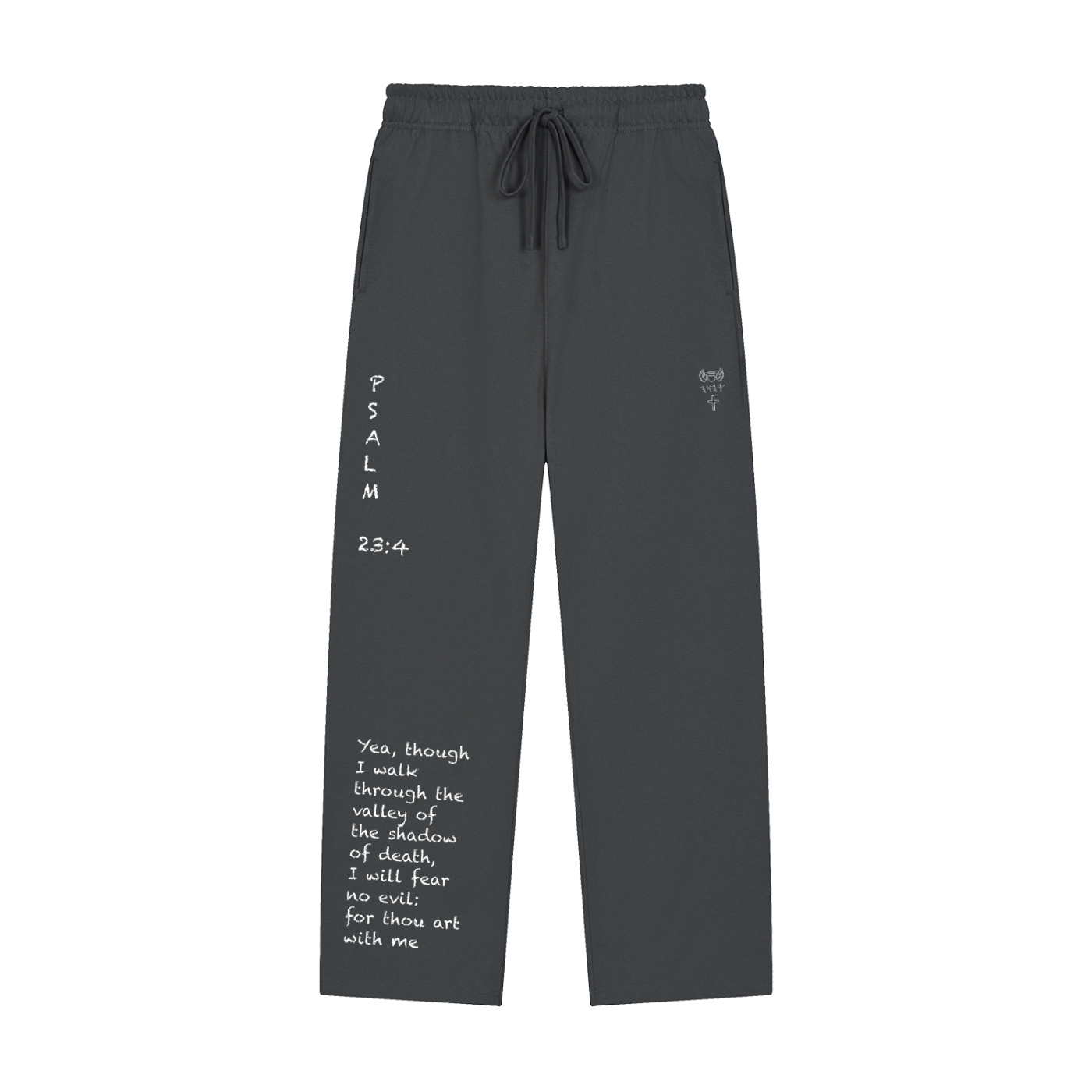 Solid Color Straight-Leg Sweatpants