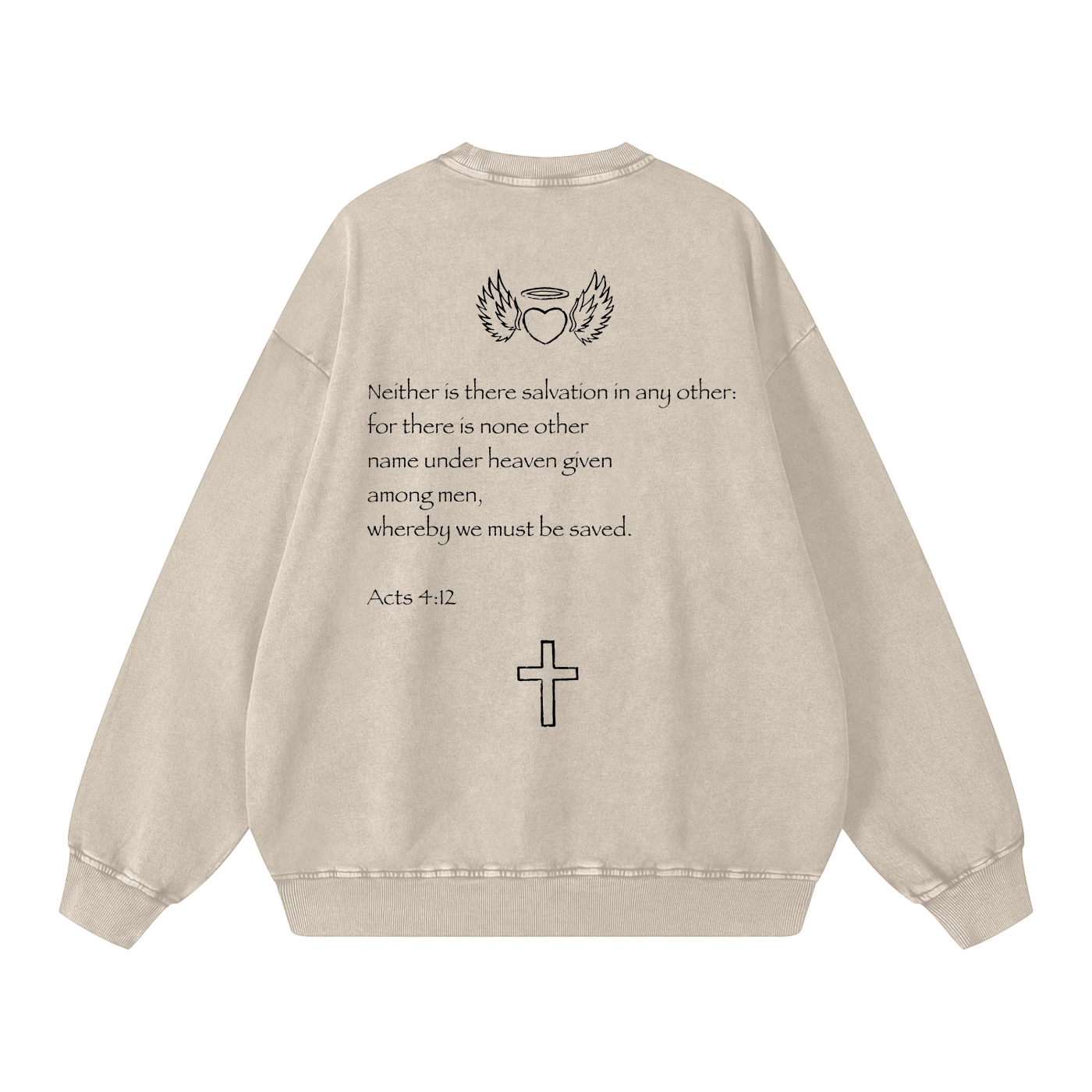 Acid Wash Oversize Sweatshirt - 360 GSM