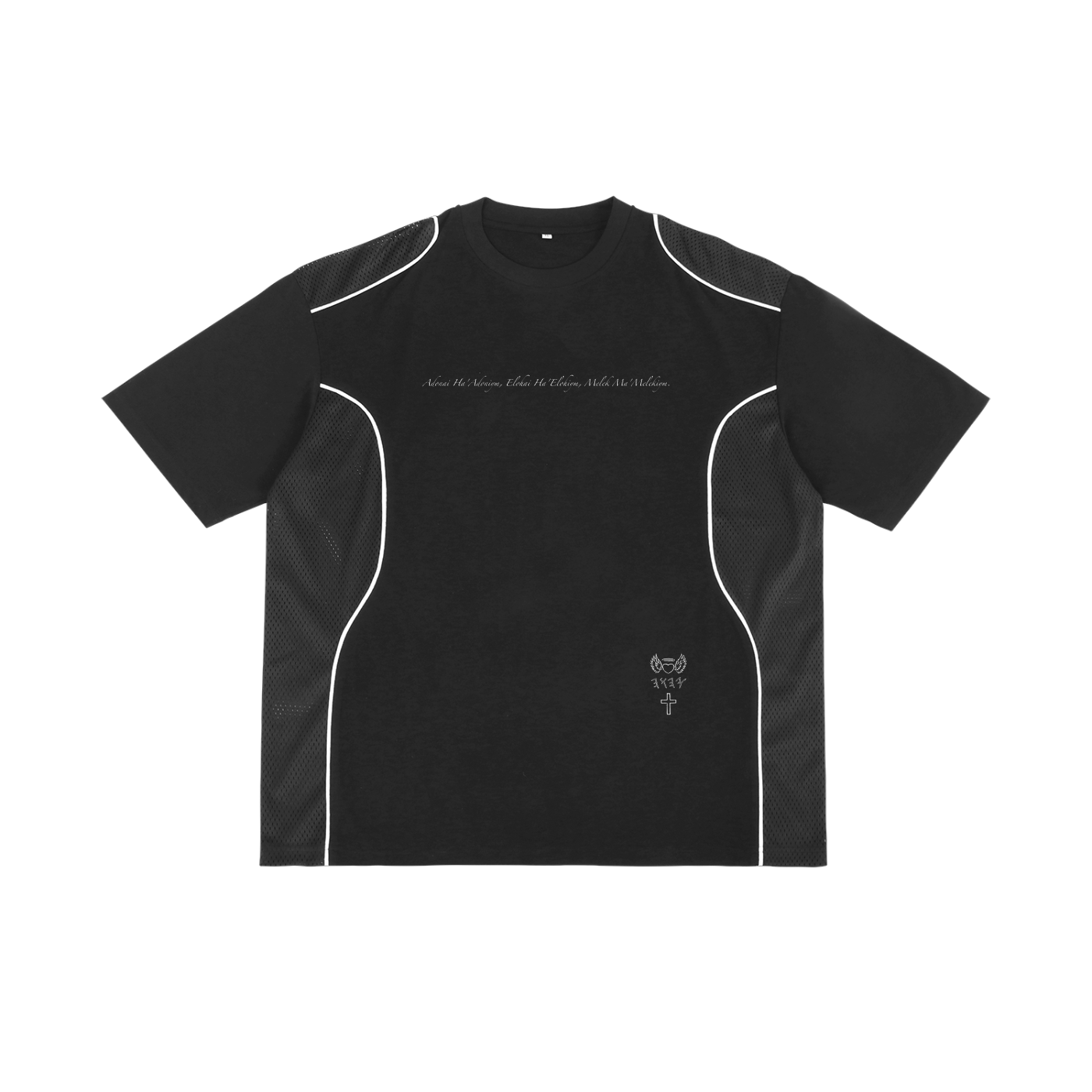 Contrast Piped Panel T-Shirt