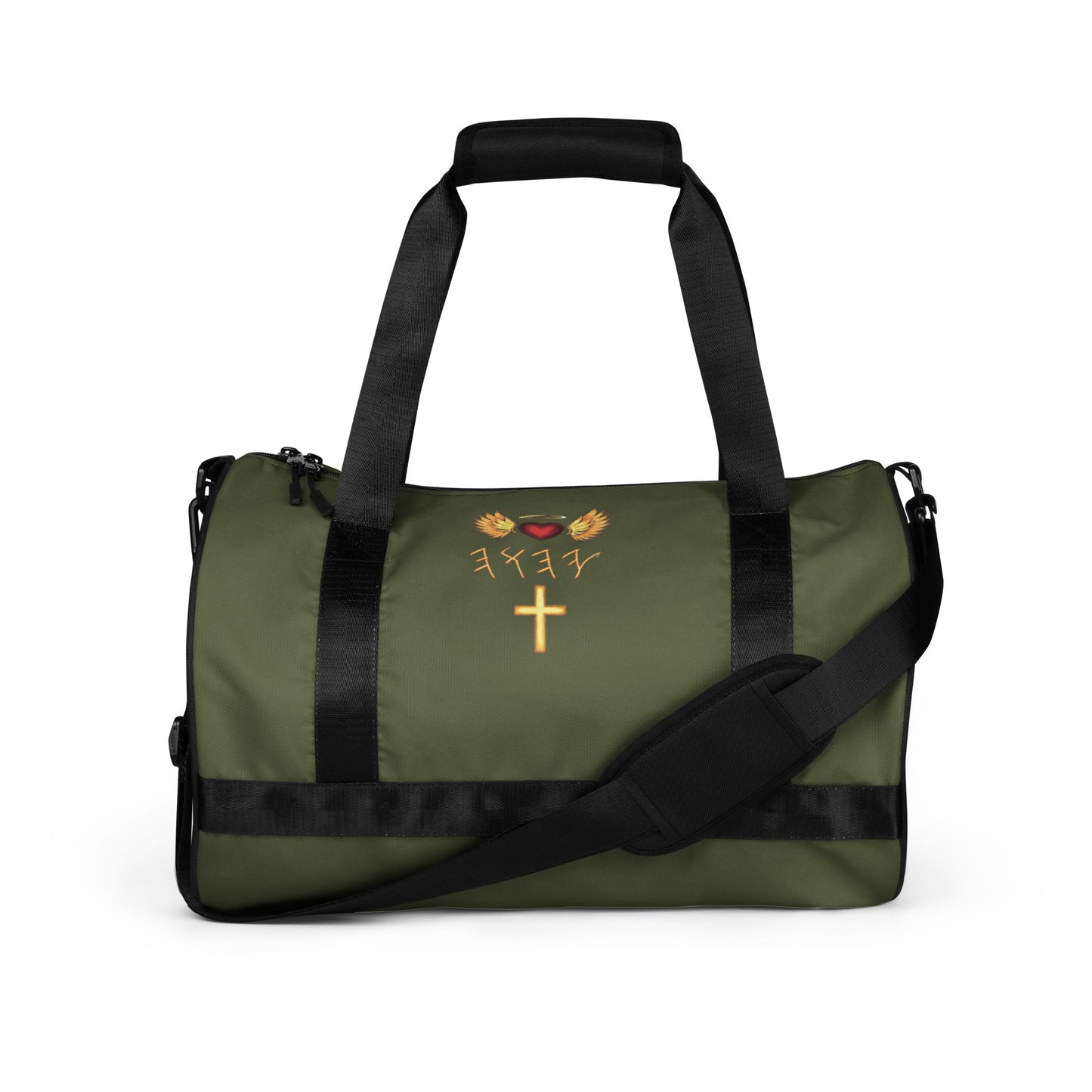 YAHUAH’s Temple All-over print gym bag