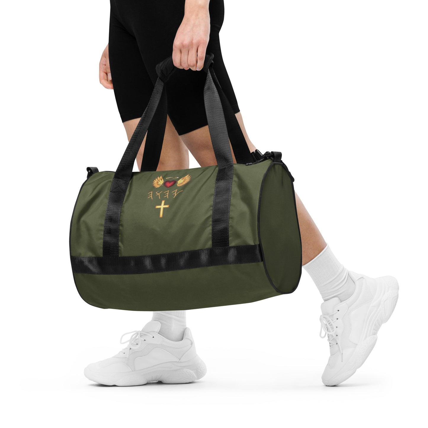 YAHUAH’s Temple All-over print gym bag