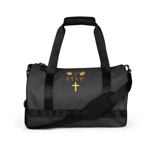 YAHUAH’s Temple All-over print gym bag
