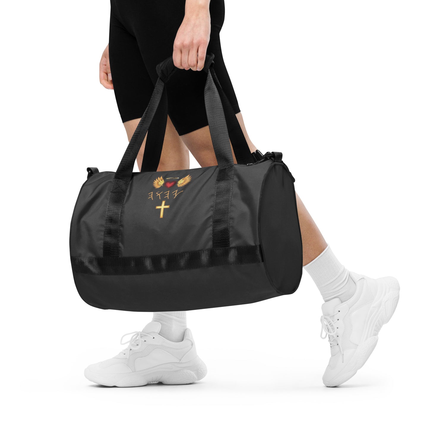 YAHUAH’s Temple All-over print gym bag