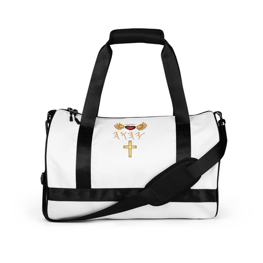 YAHUAH’s Temple All-over print gym bag