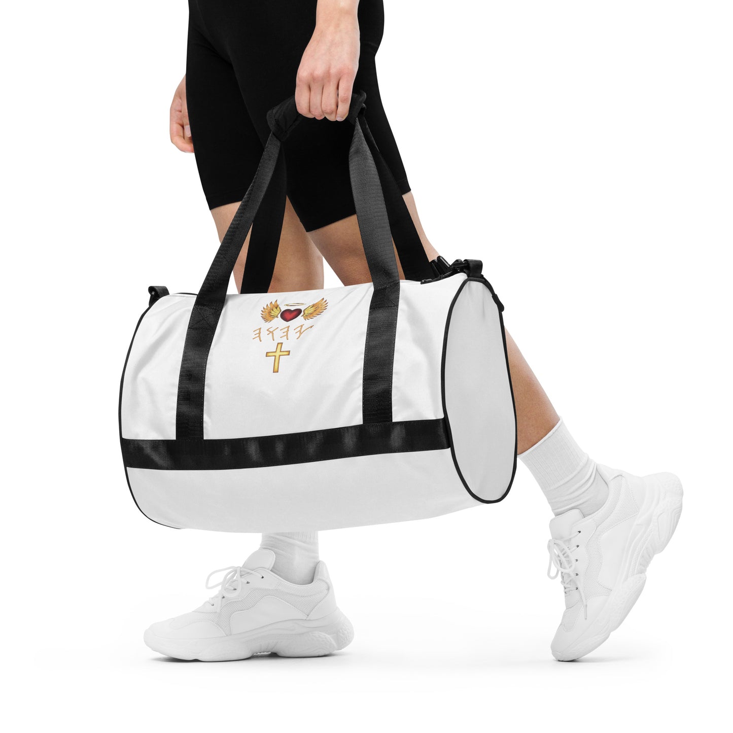 YAHUAH’s Temple All-over print gym bag