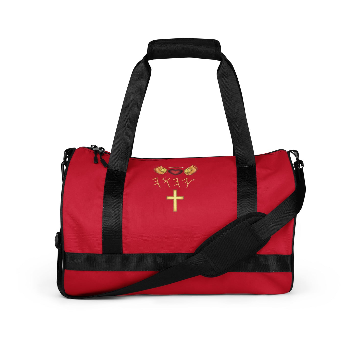 YAHUAH’s Temple All-over print gym bag