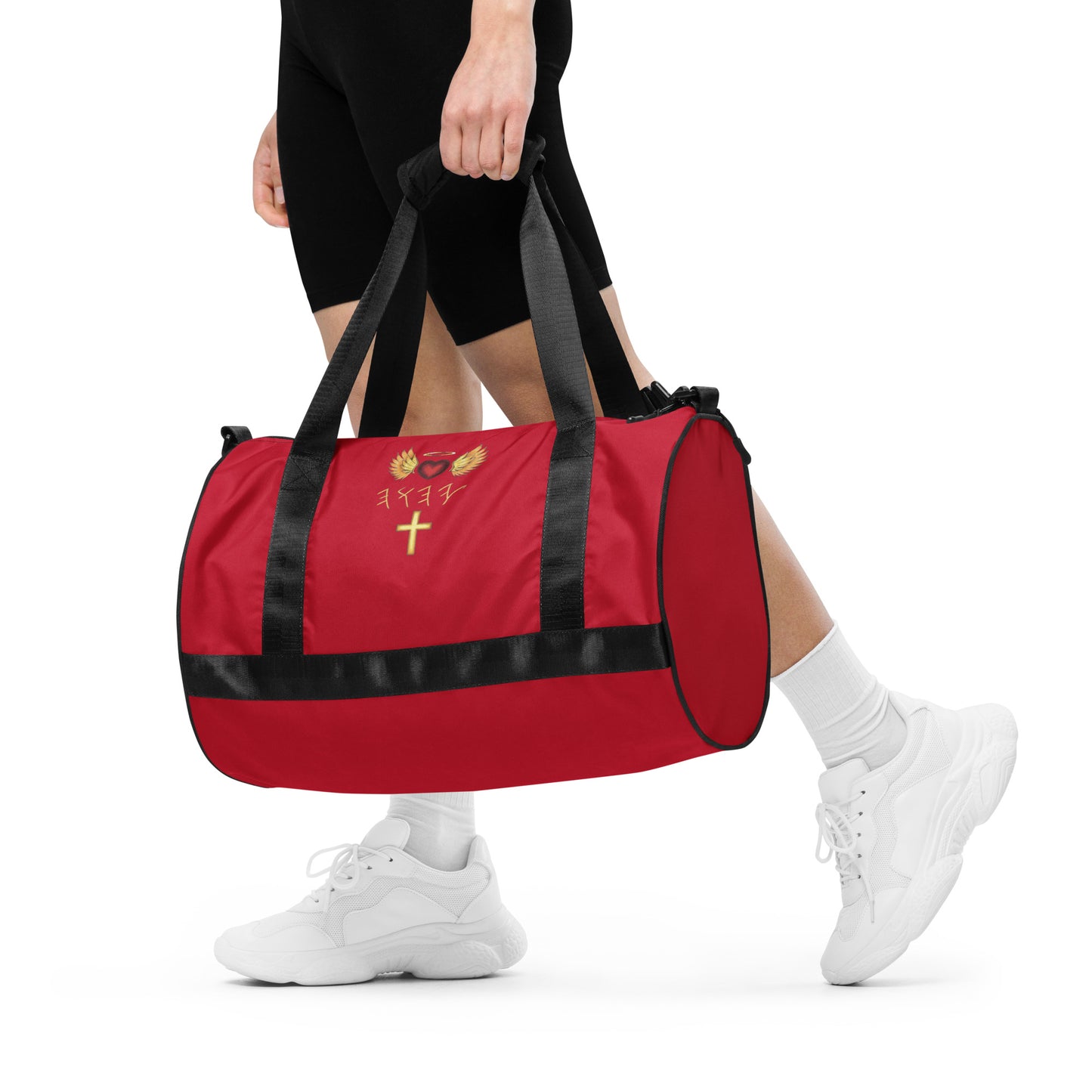 YAHUAH’s Temple All-over print gym bag