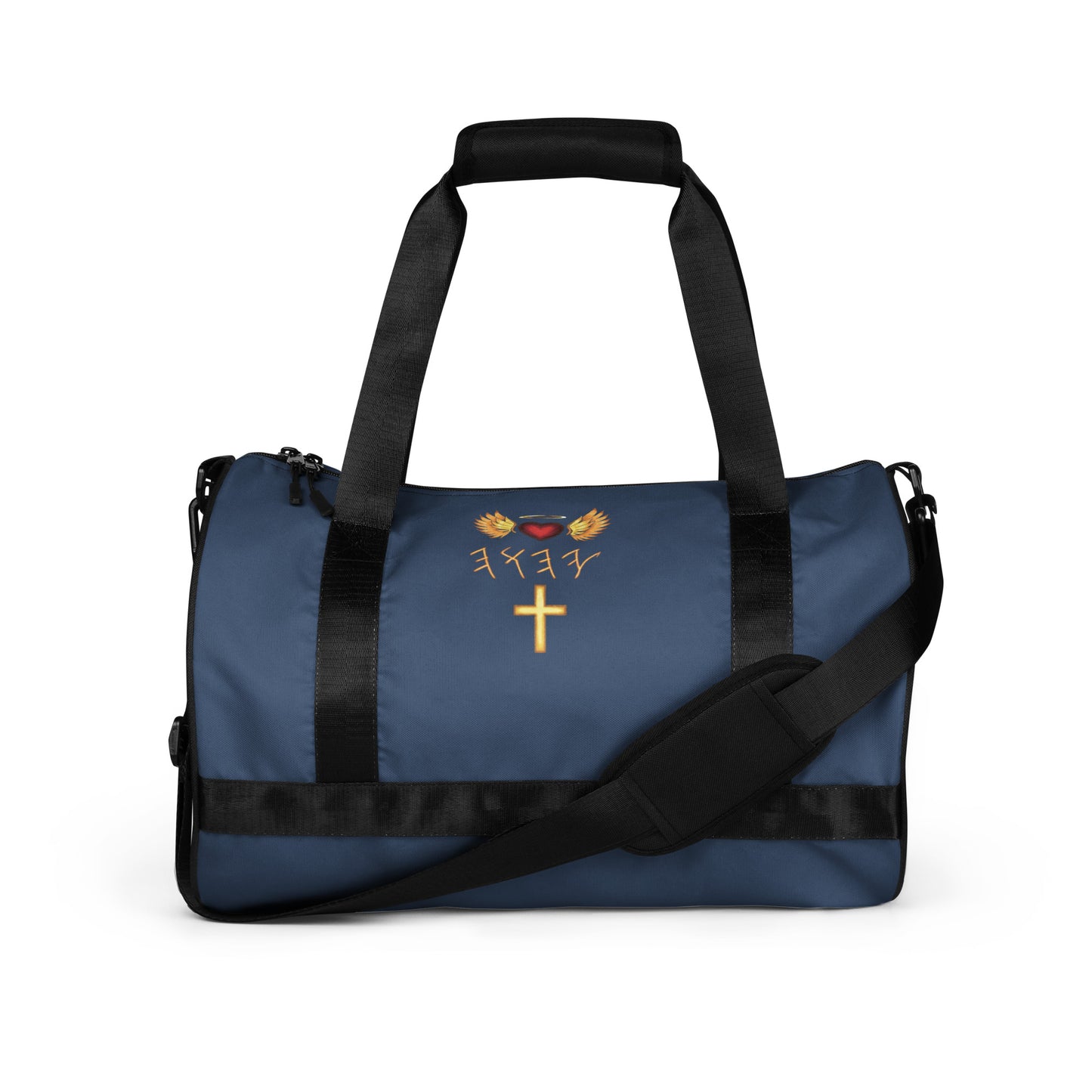 YAHUAH’s Temple All-over print gym bag