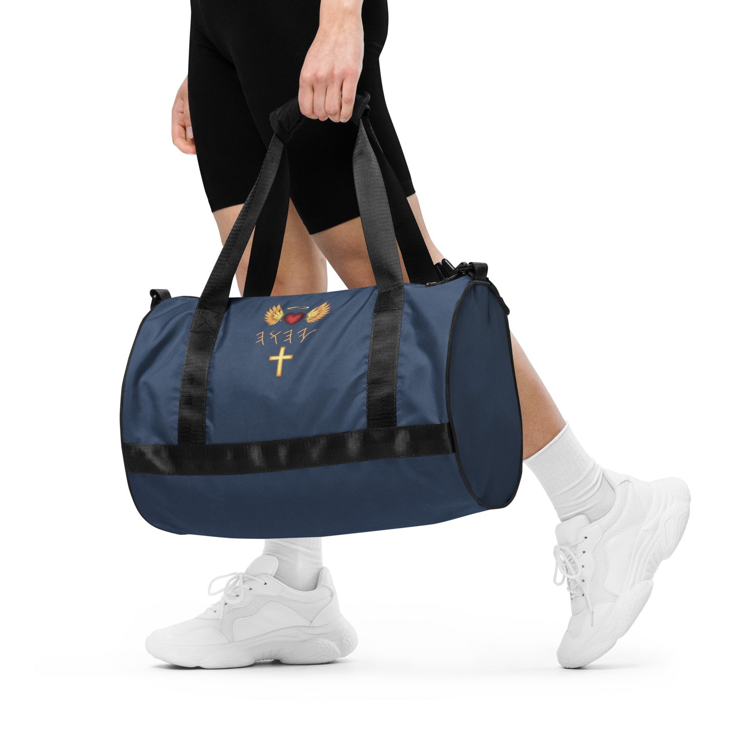 YAHUAH’s Temple All-over print gym bag