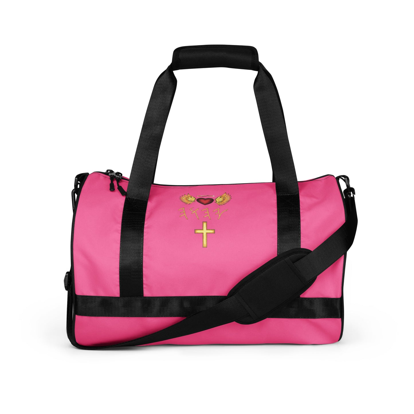 YAHUAH’s Temple All-over print gym bag