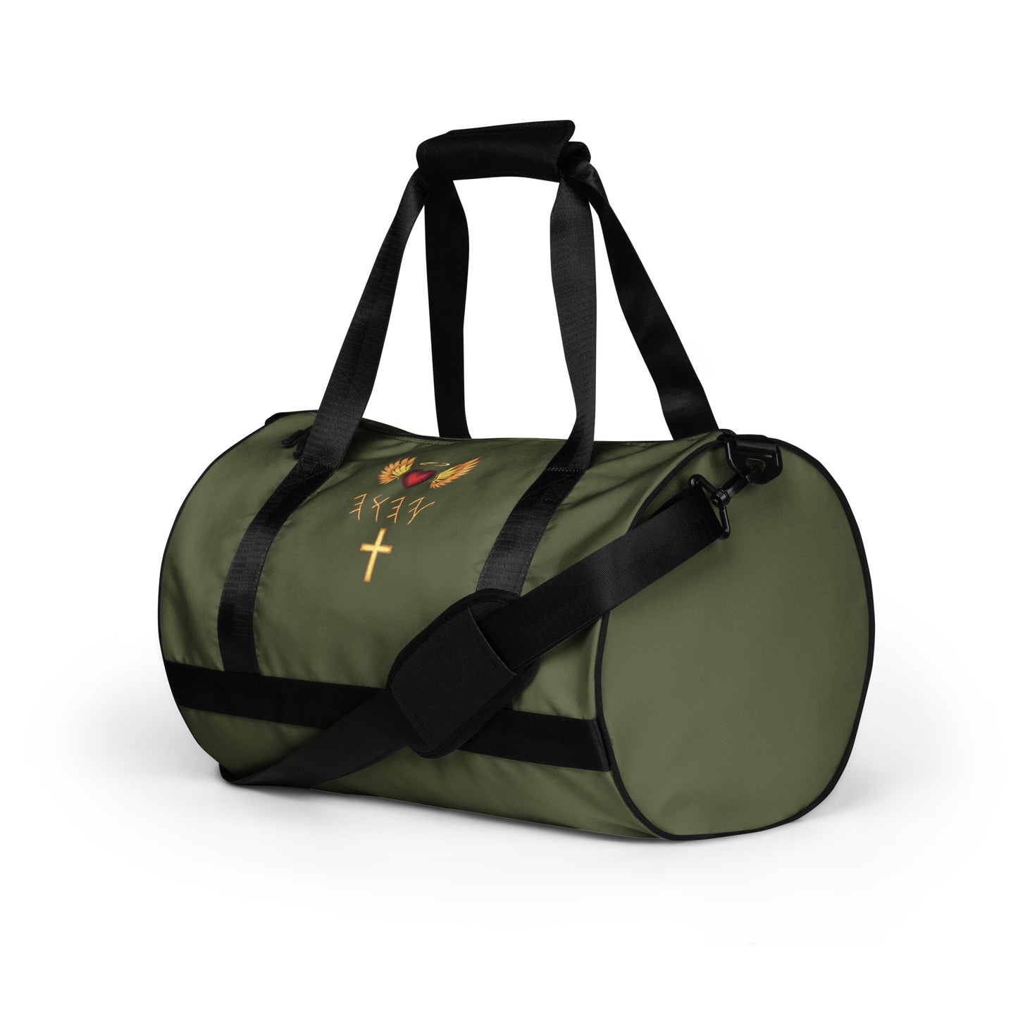 YAHUAH’s Temple All-over print gym bag