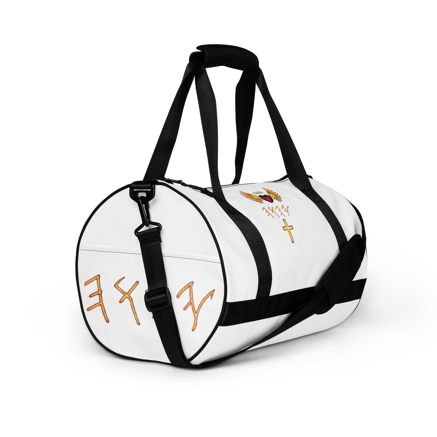 YAHUAH’s Temple All-over print gym bag