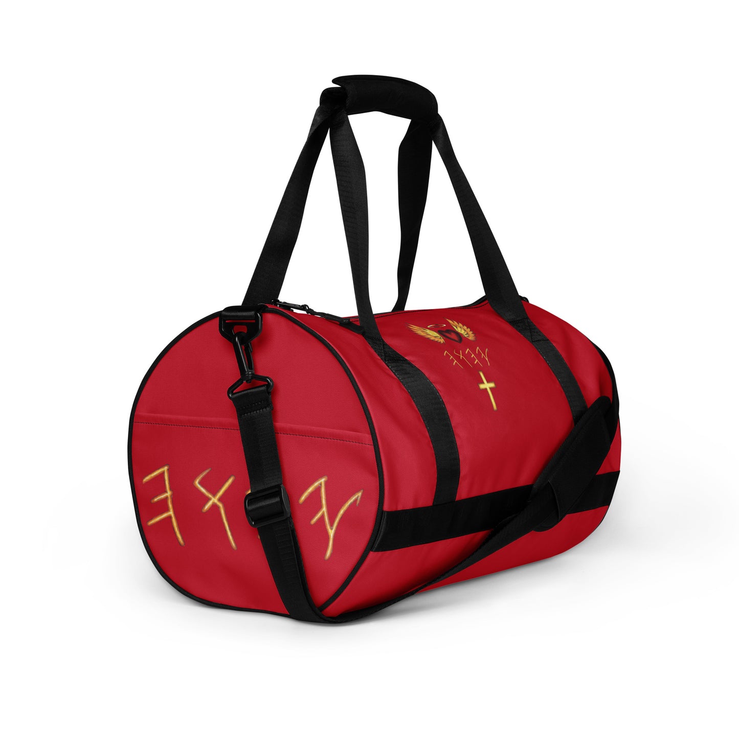 YAHUAH’s Temple All-over print gym bag