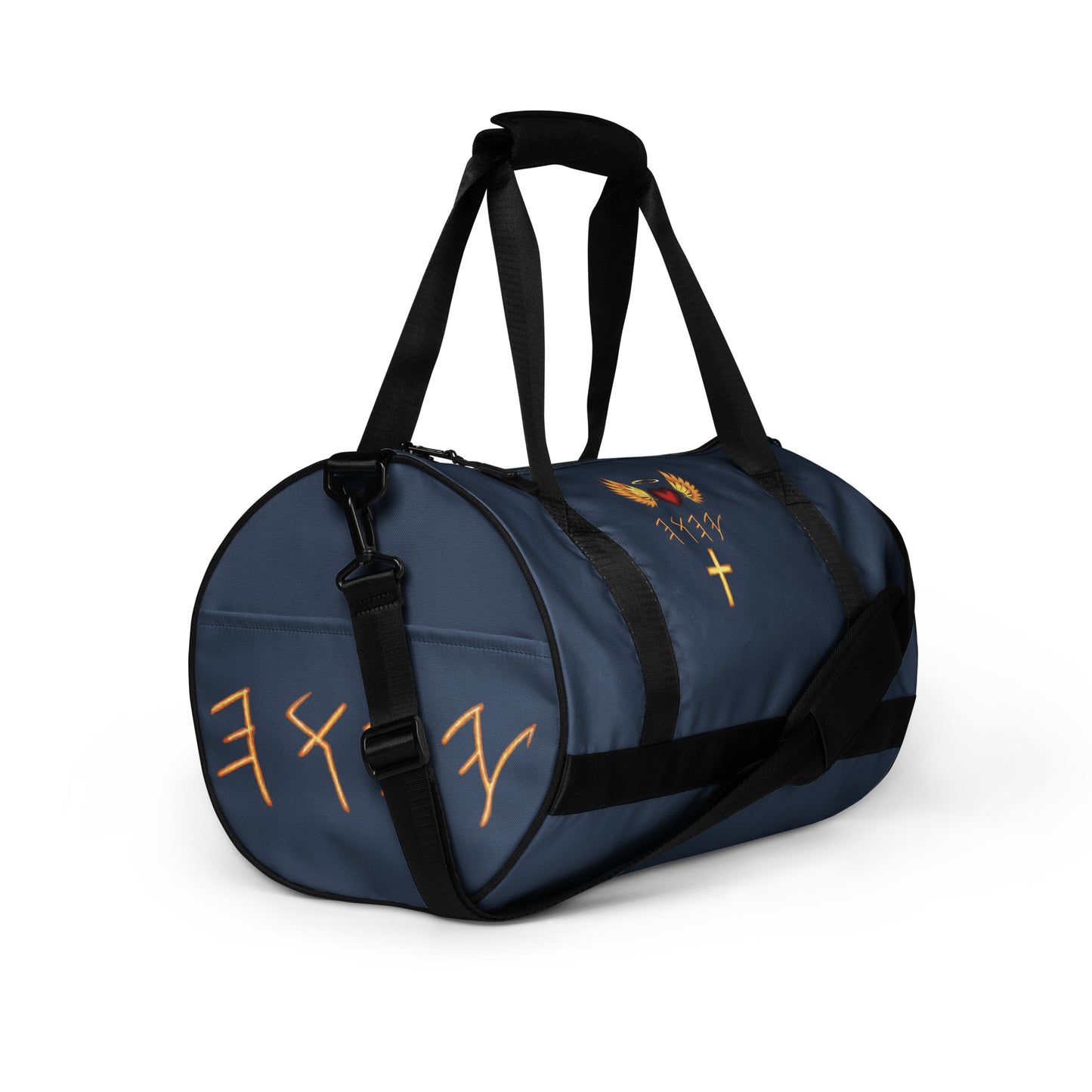 YAHUAH’s Temple All-over print gym bag