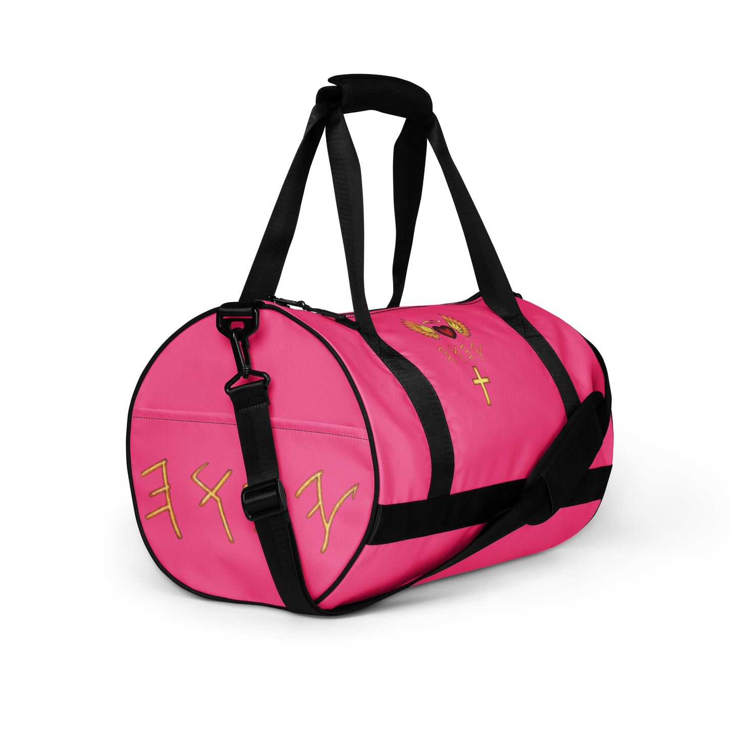 YAHUAH’s Temple All-over print gym bag