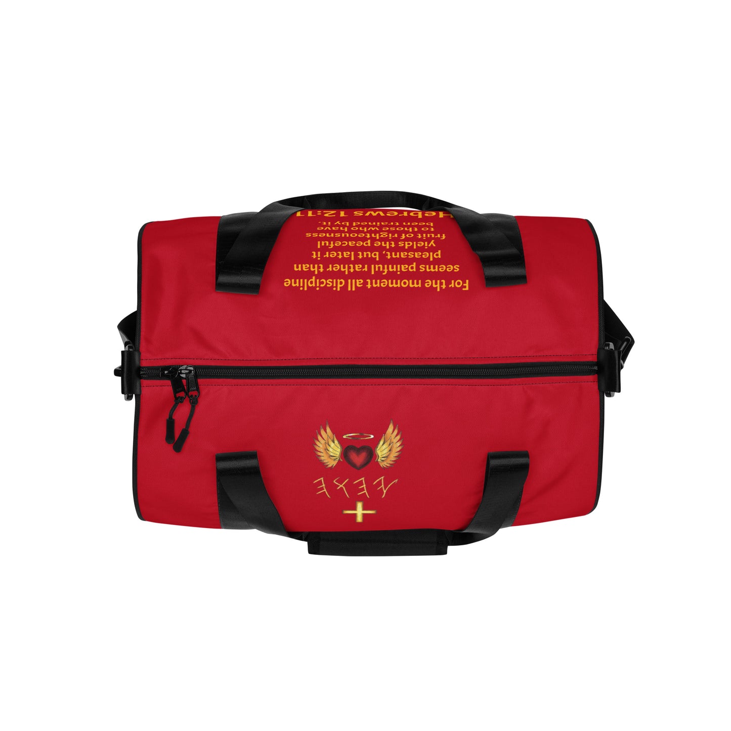 YAHUAH’s Temple All-over print gym bag