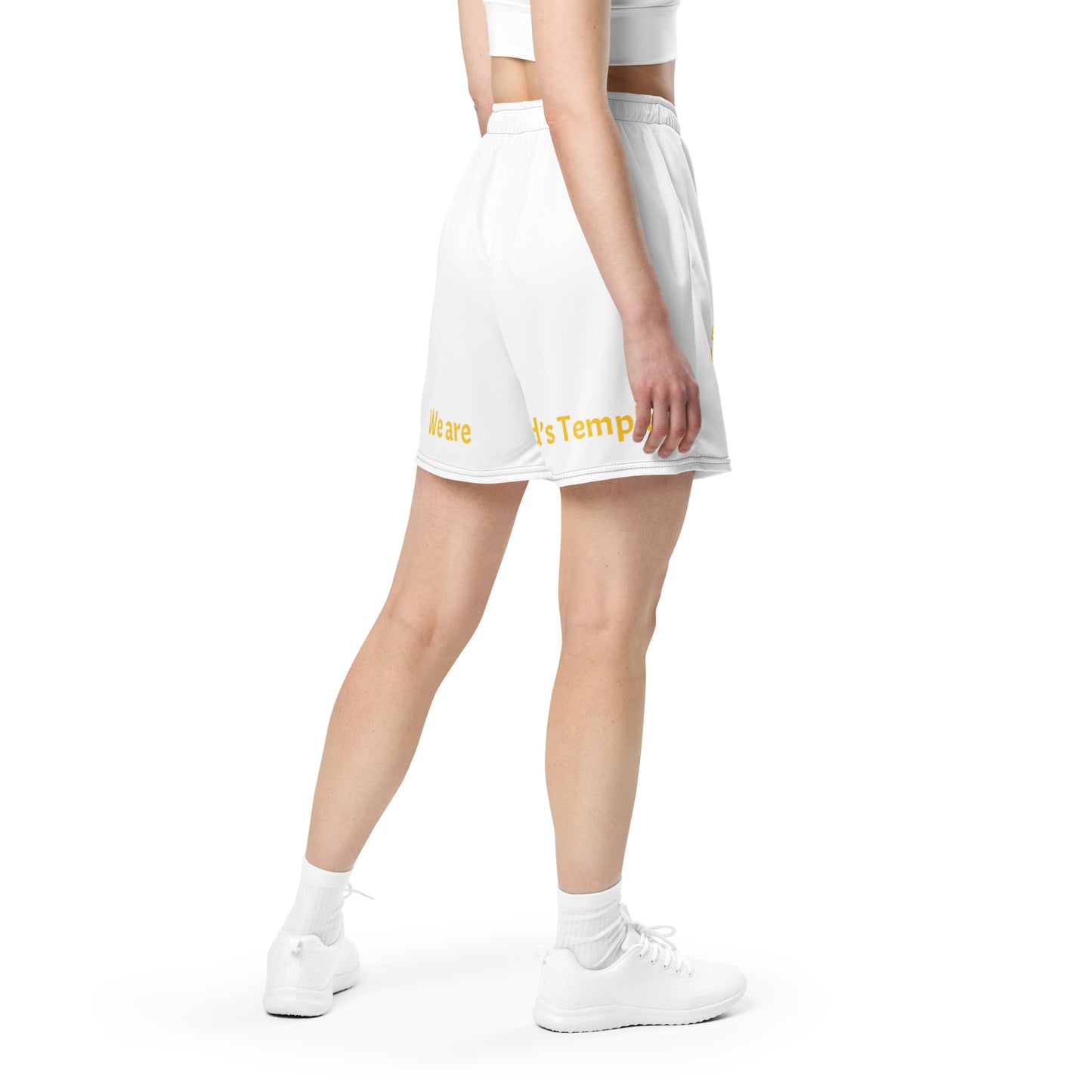 YAHUAH’s Temple P S Unisex mesh shorts