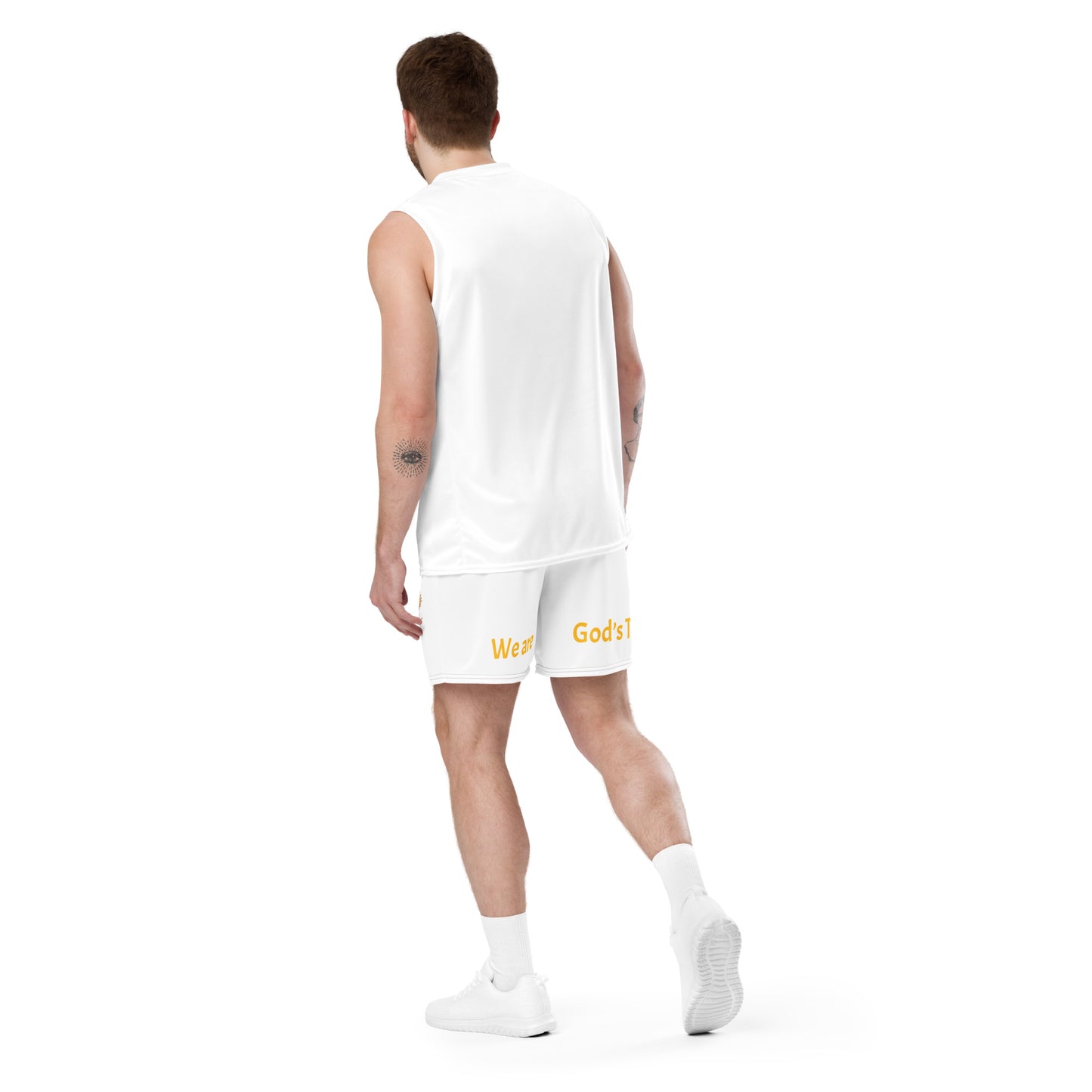 YAHUAH’s Temple P S Unisex mesh shorts