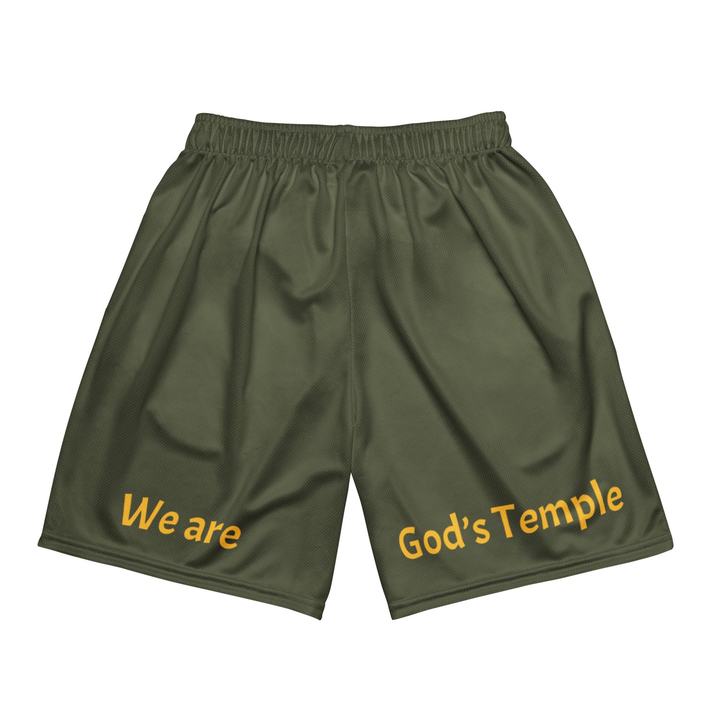 YAHUAH’s Temple P S Unisex mesh shorts