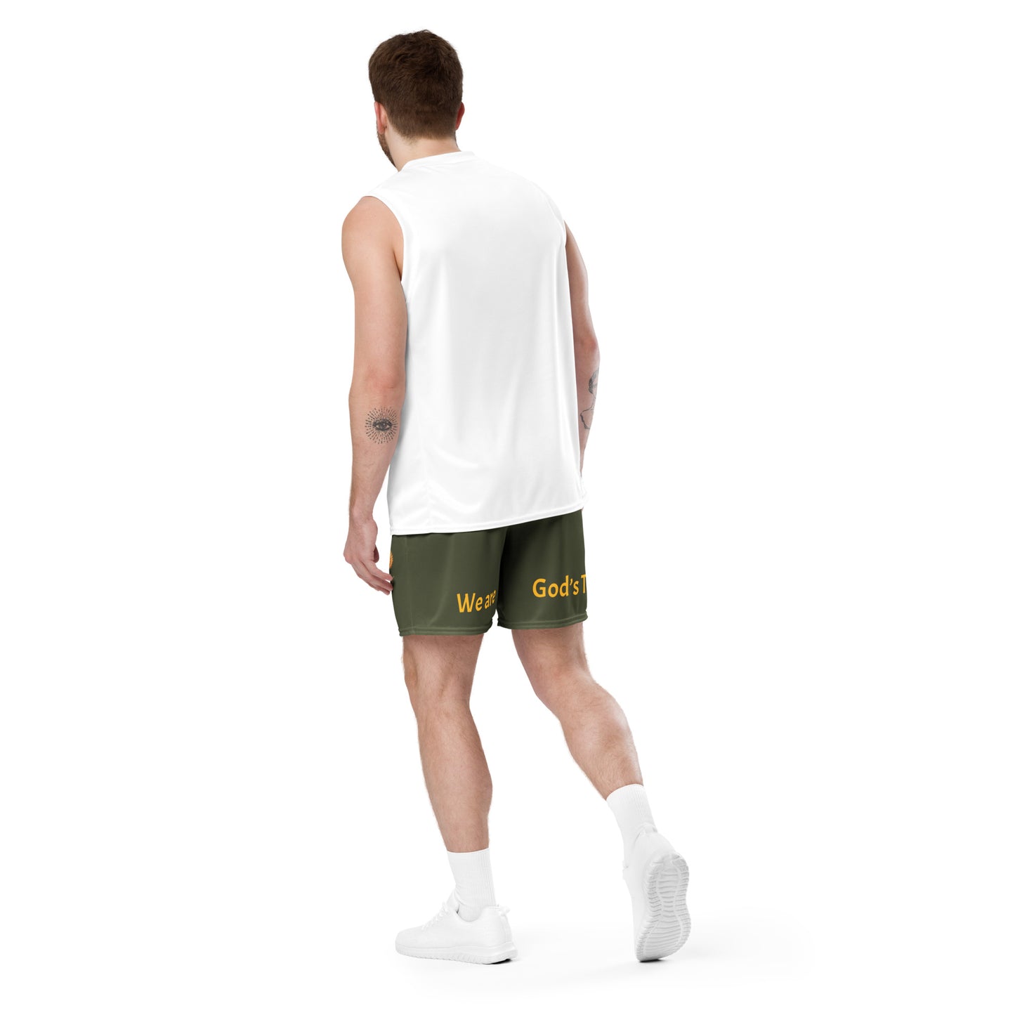 YAHUAH’s Temple P S Unisex mesh shorts