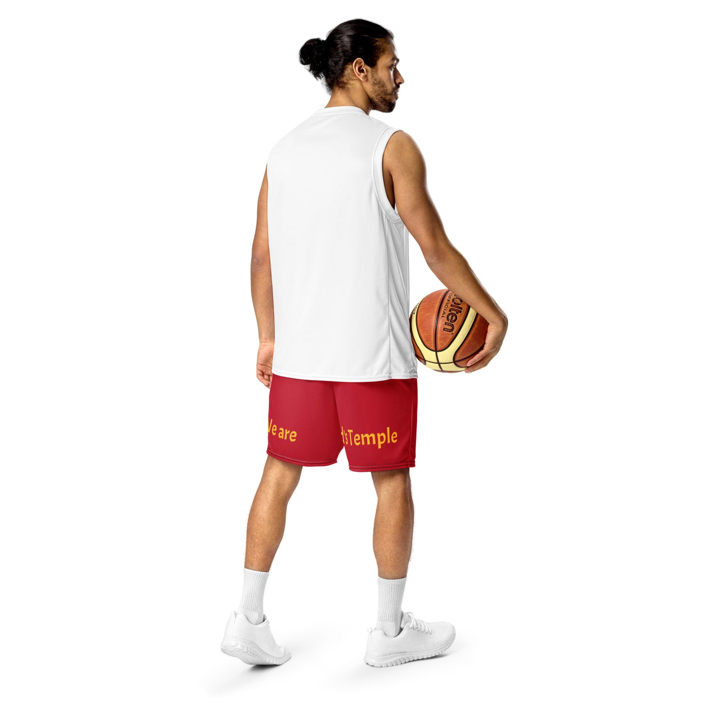 YAHUAH’s Temple P S Unisex mesh shorts