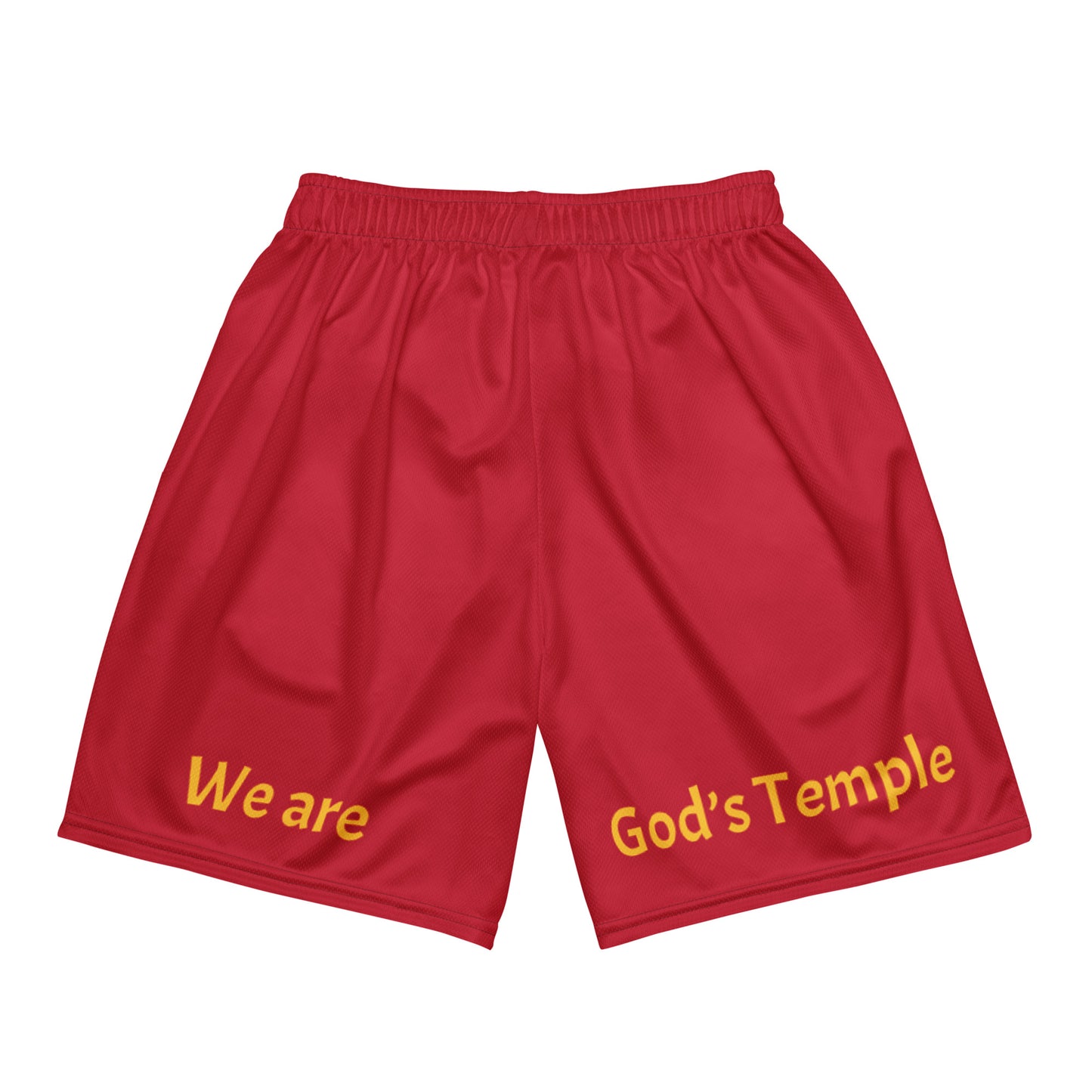 YAHUAH’s Temple P S Unisex mesh shorts